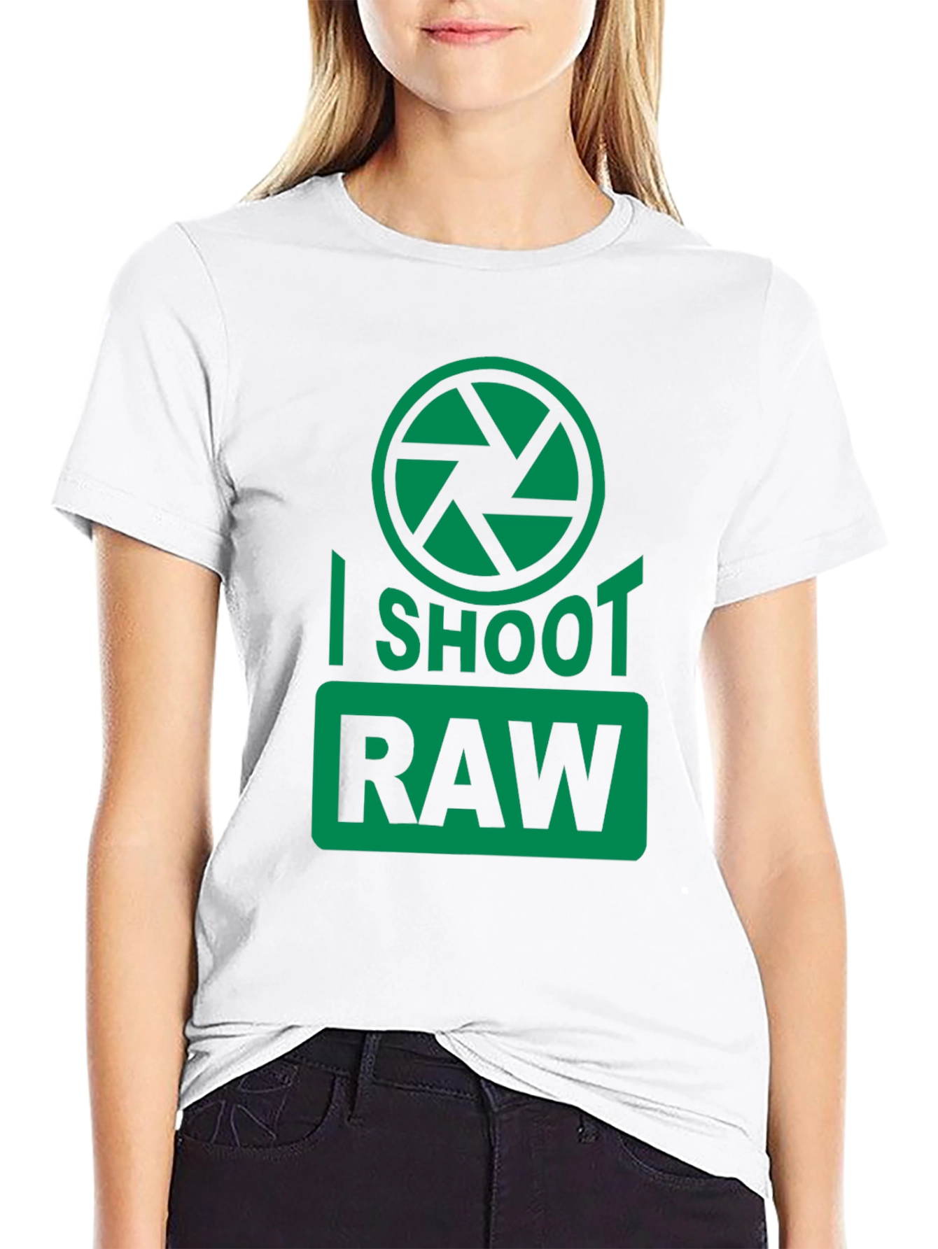 I Shoot RAW Camera Graphic T-Shirt