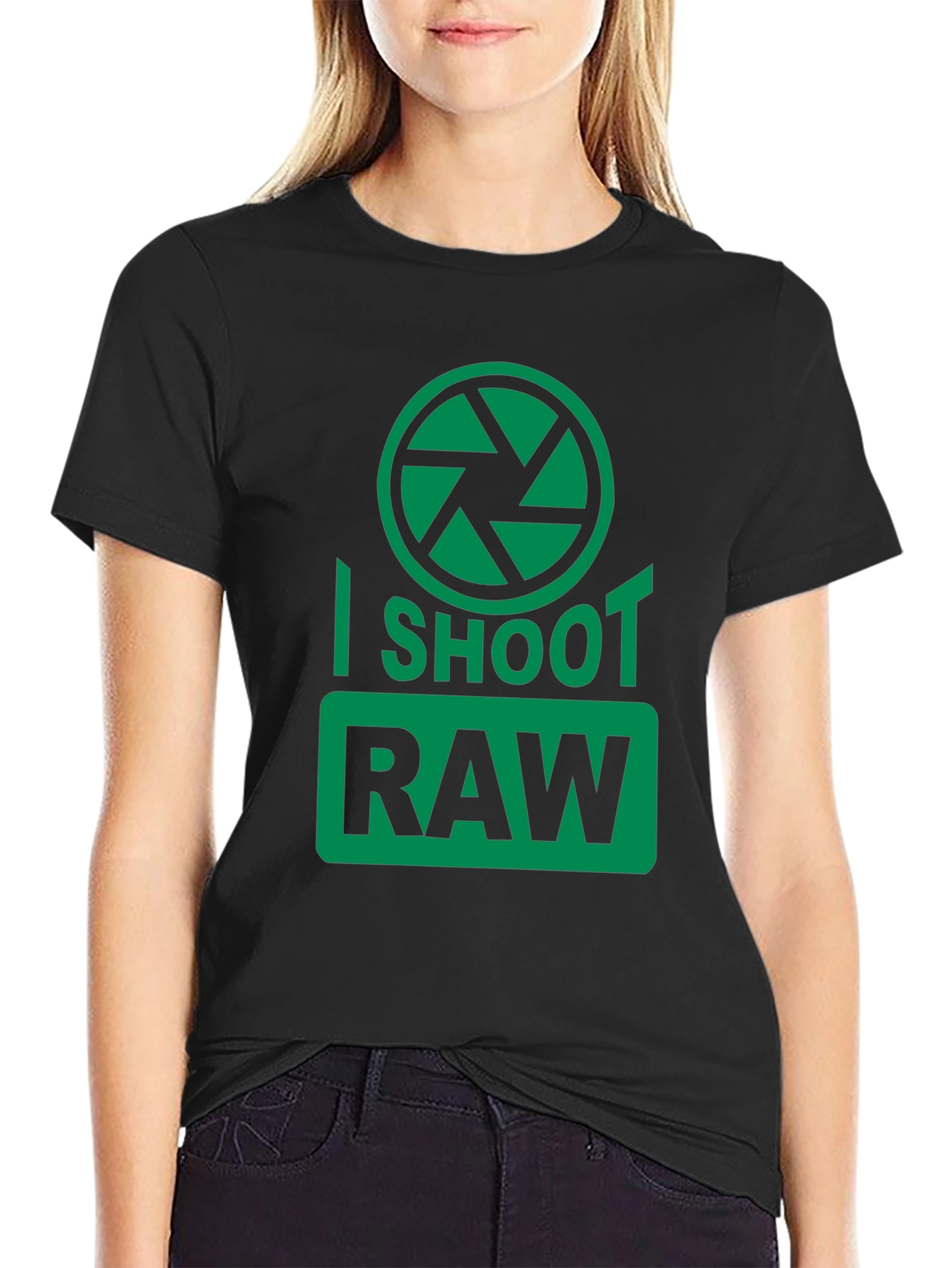 I Shoot RAW Camera Graphic T-Shirt