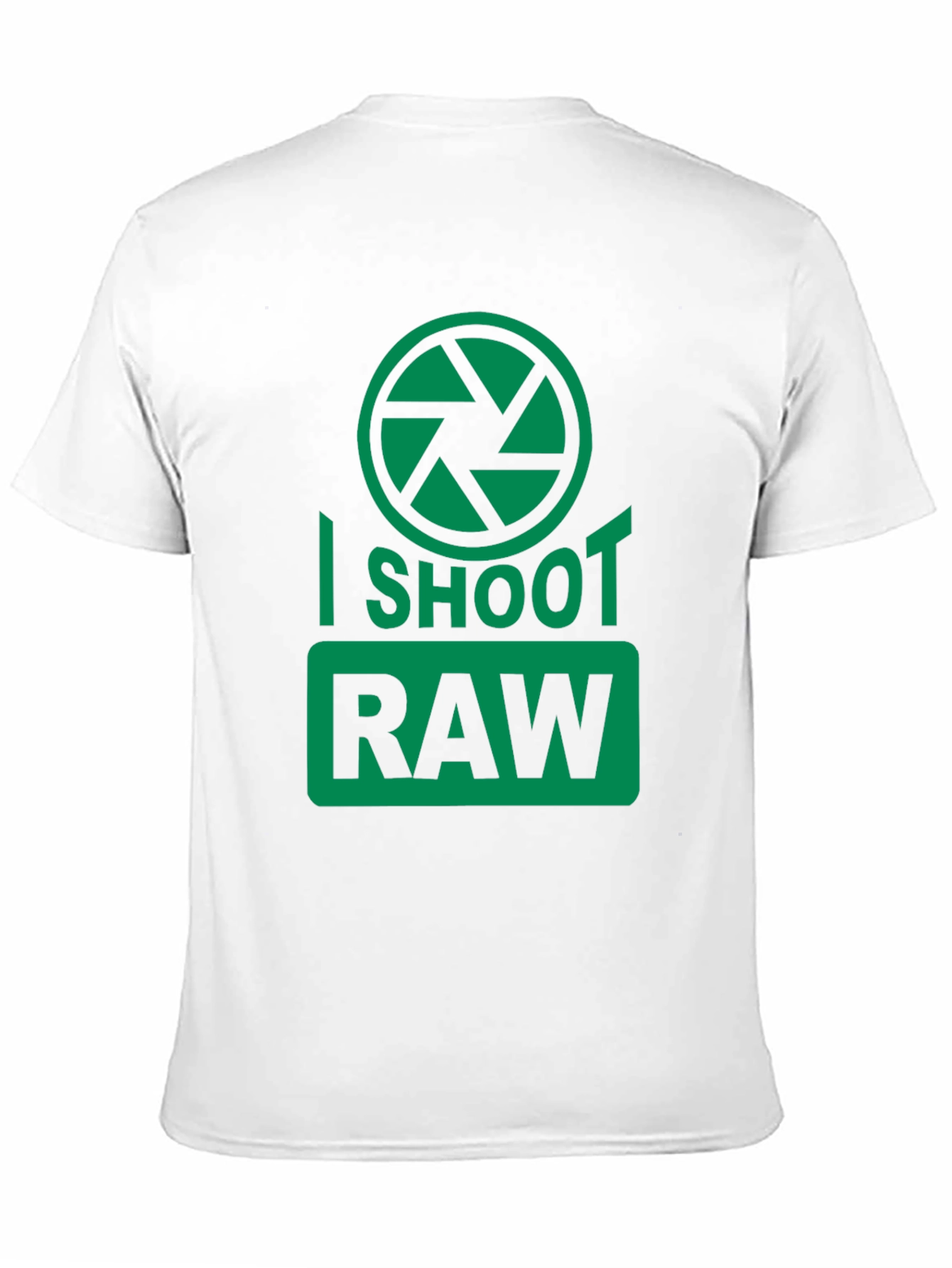 I Shoot RAW Camera Graphic T-Shirt
