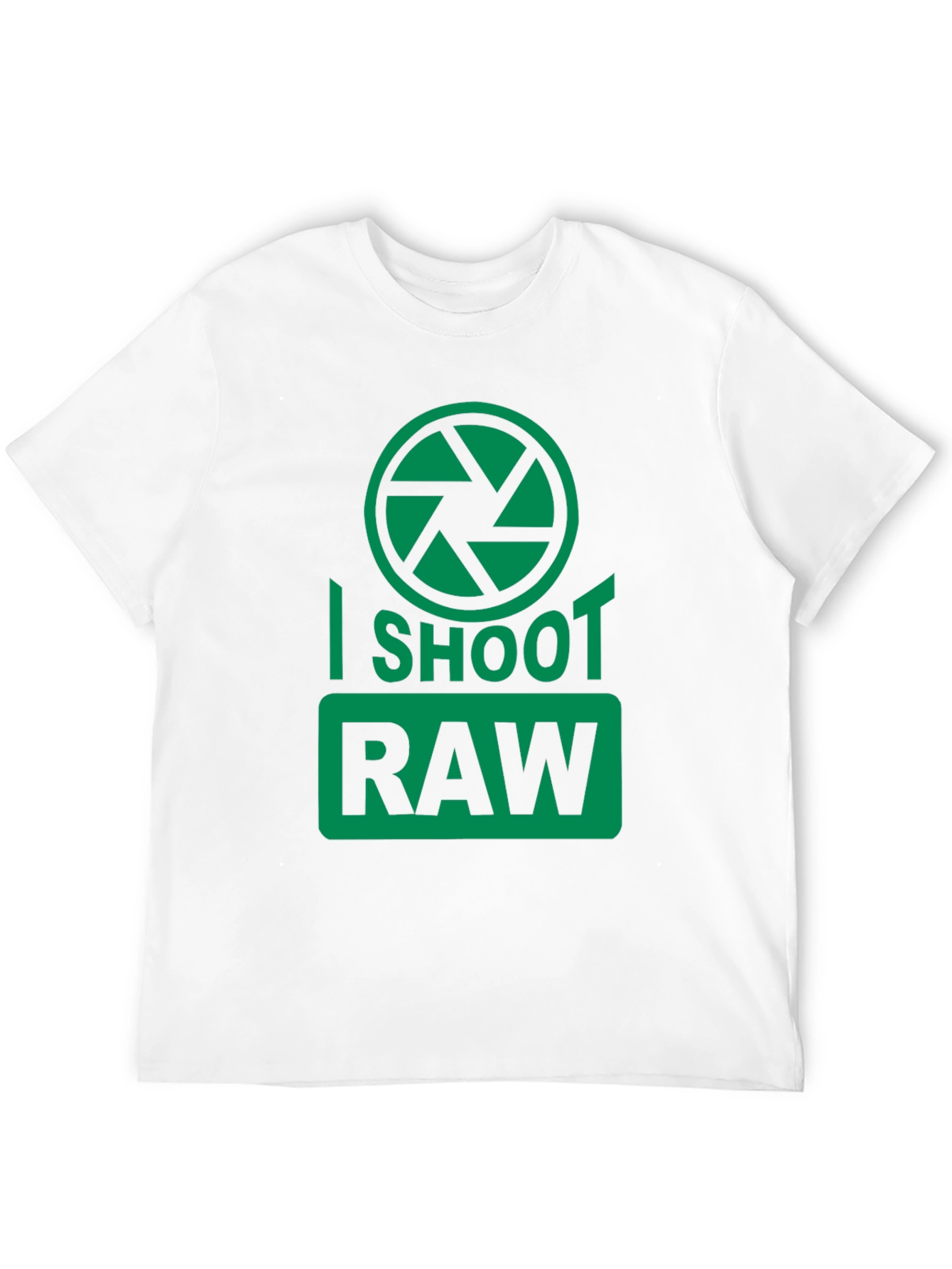 I Shoot RAW Camera Graphic T-Shirt