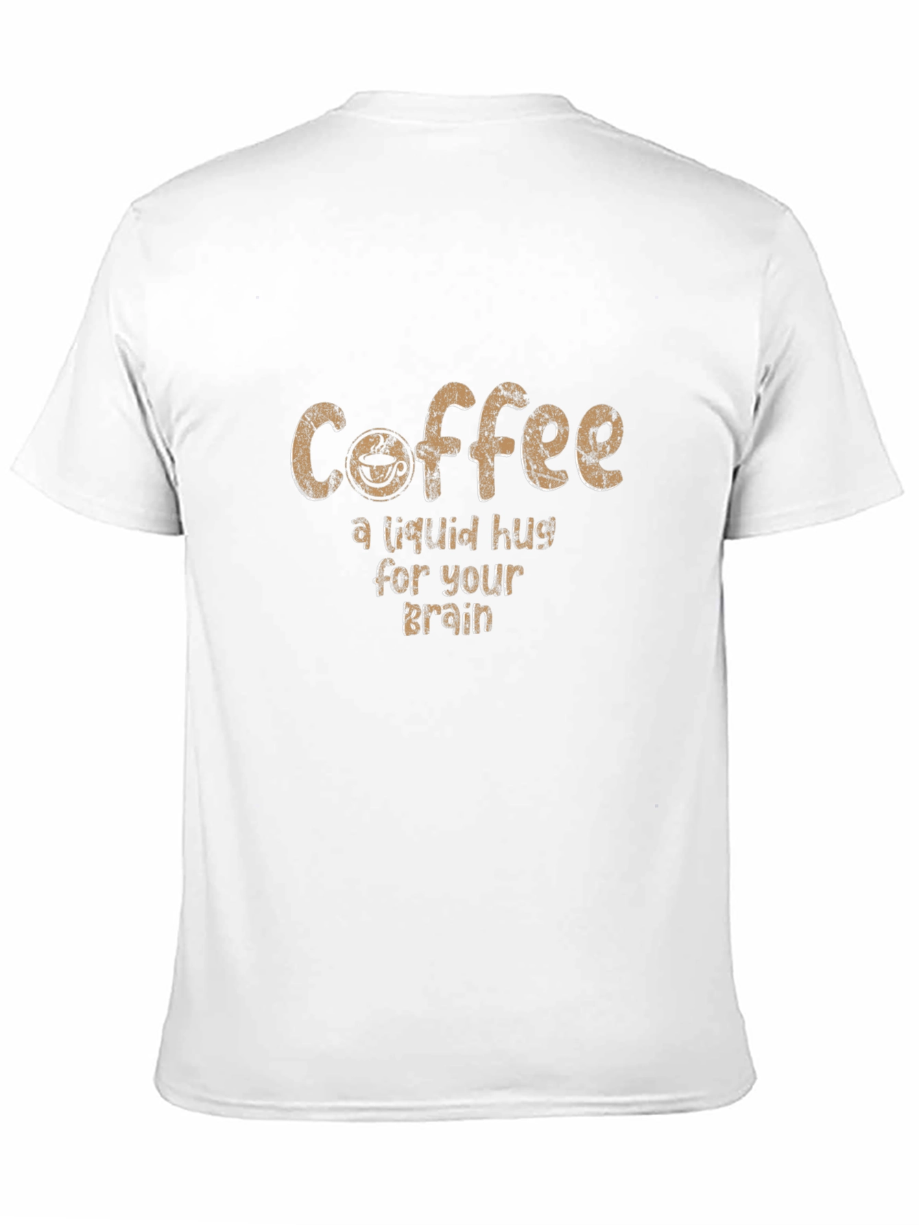 Coffee Liquid Hug Graphic T-Shirt