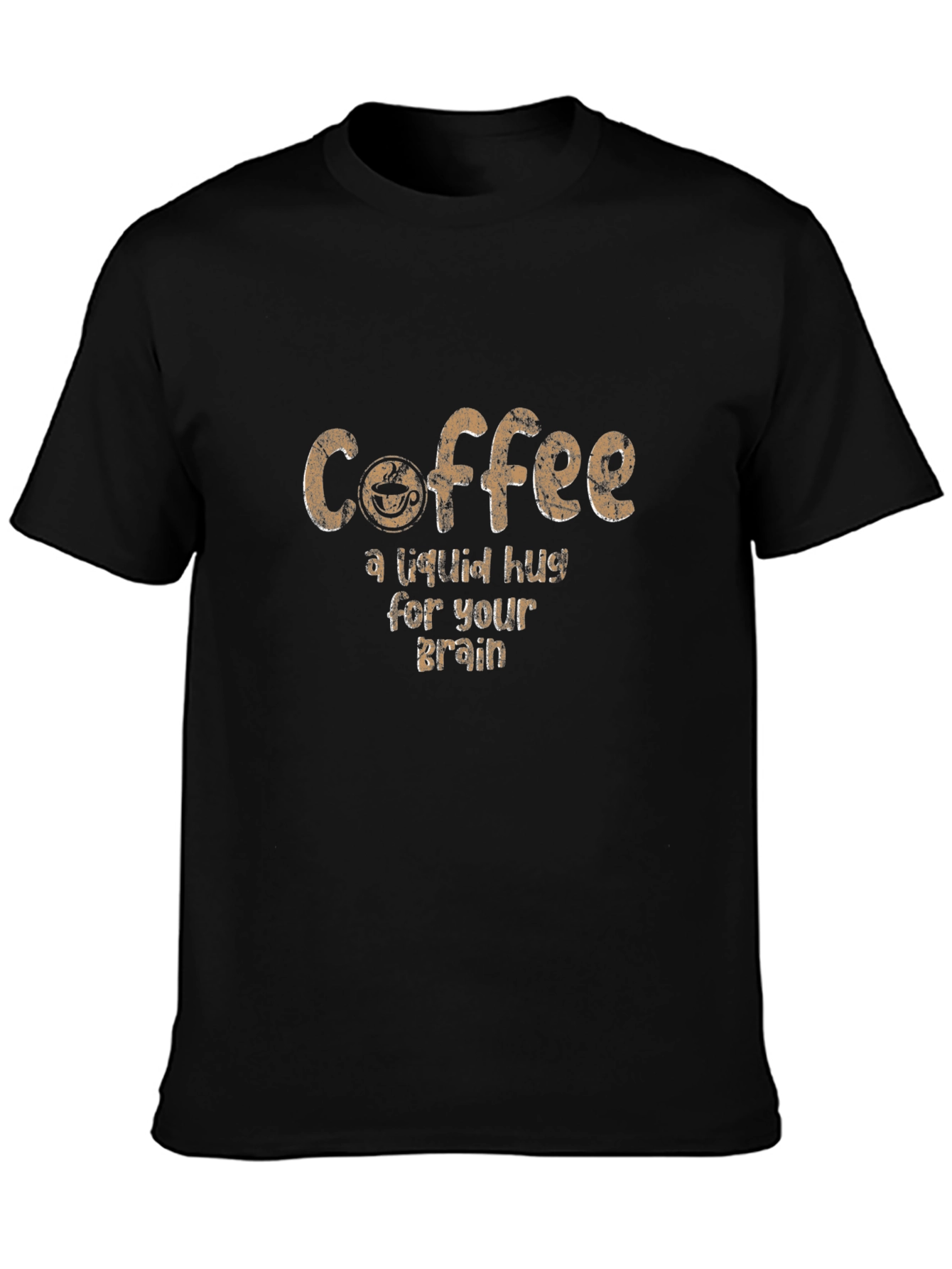 Coffee Liquid Hug Graphic T-Shirt