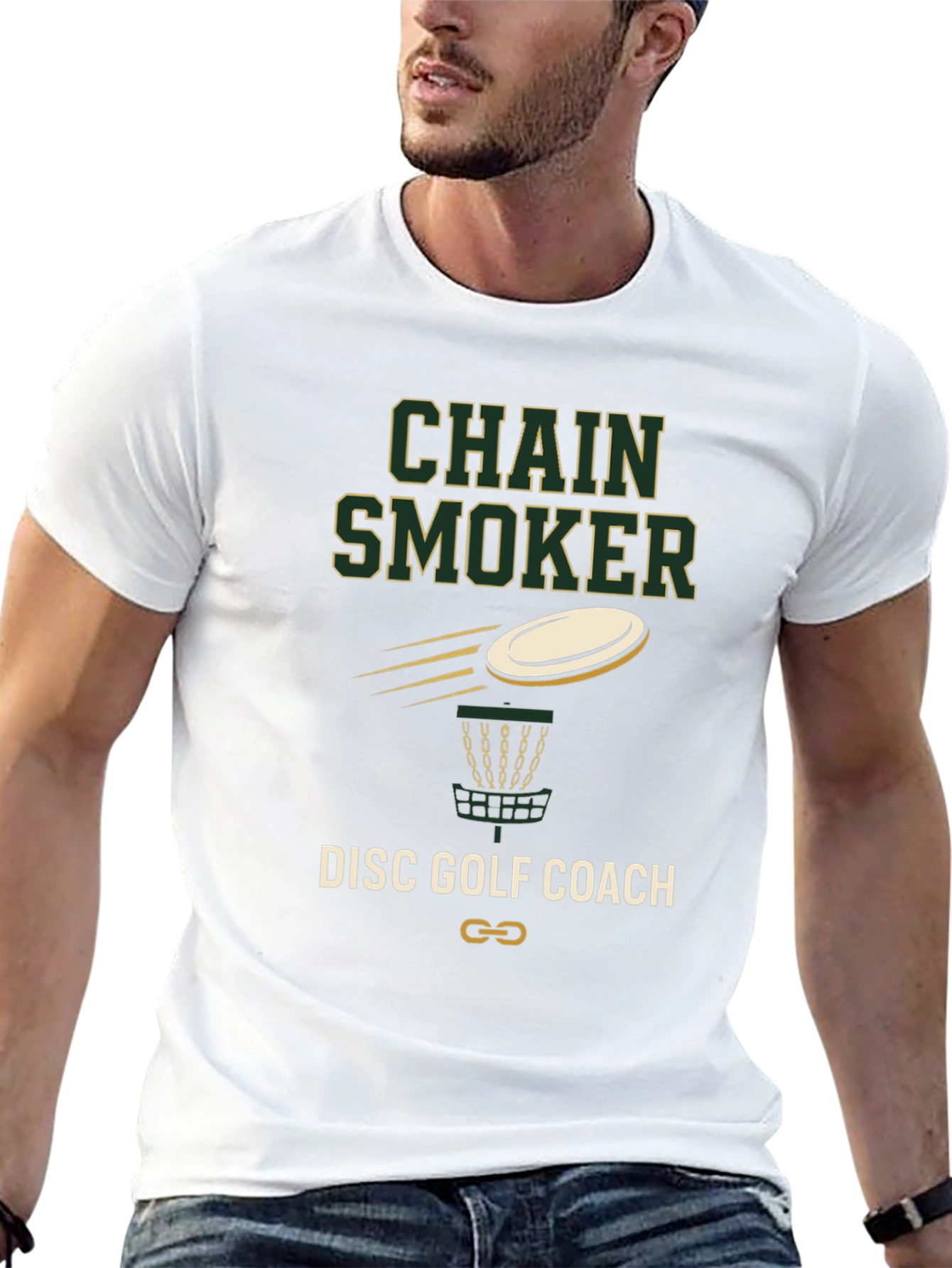 Chain Smoker Disc Golf Coach T-Shirt
