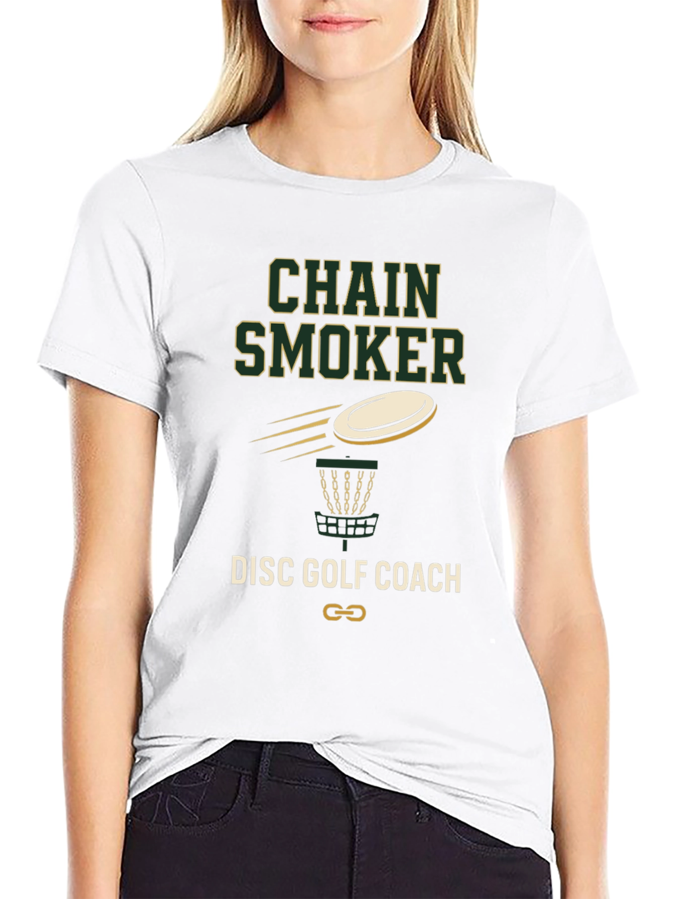 Chain Smoker Disc Golf Coach T-Shirt