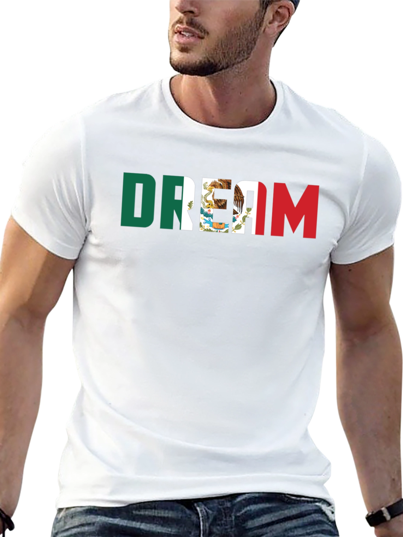 Mexican Flag Dream T-Shirt - Black Cotton Tee