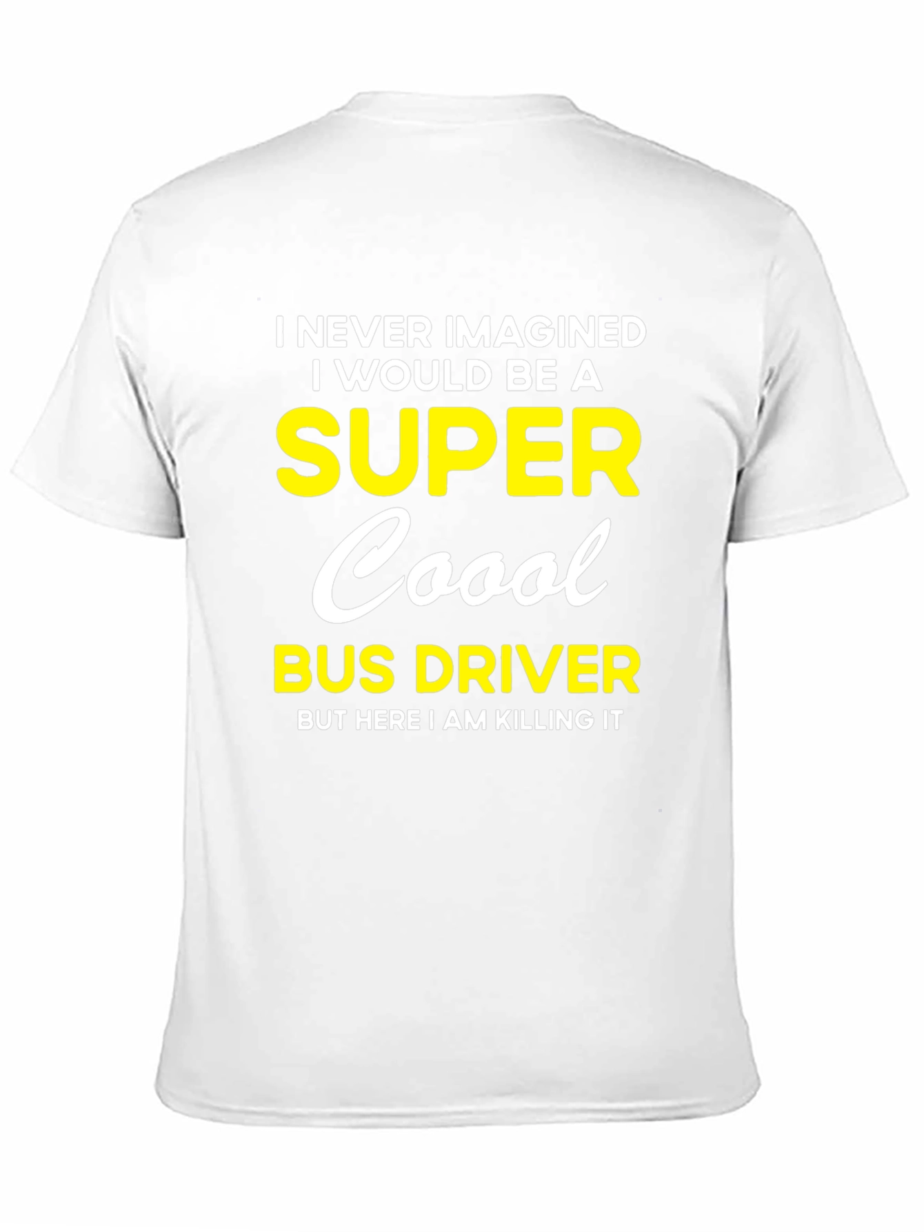 Super Cool Bus Driver Black Graphic T-Shirt