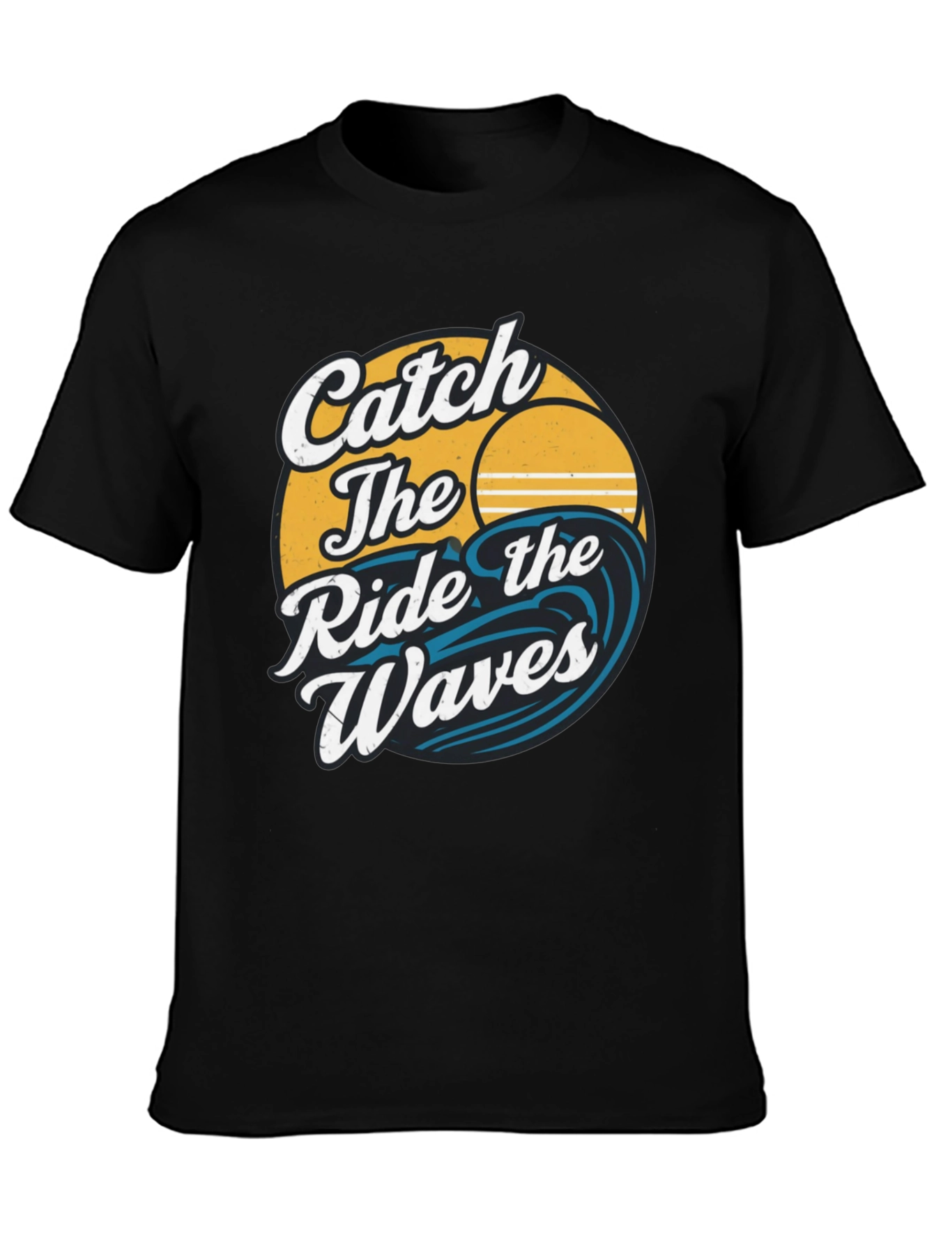 Catch the Ride Waves Graphic T-Shirt