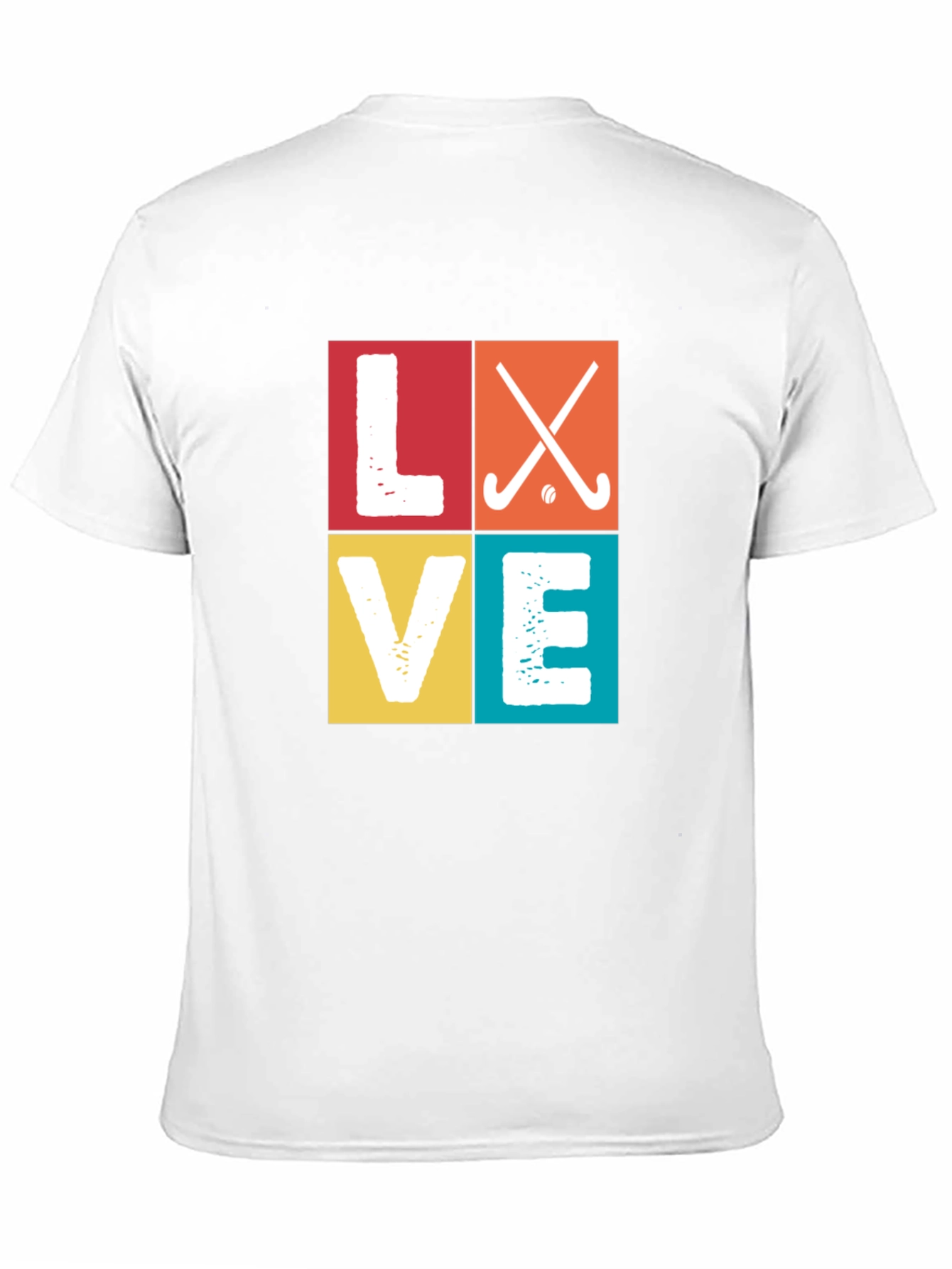 Love Hockey Graphic T-Shirt - Sporty Casual Tee