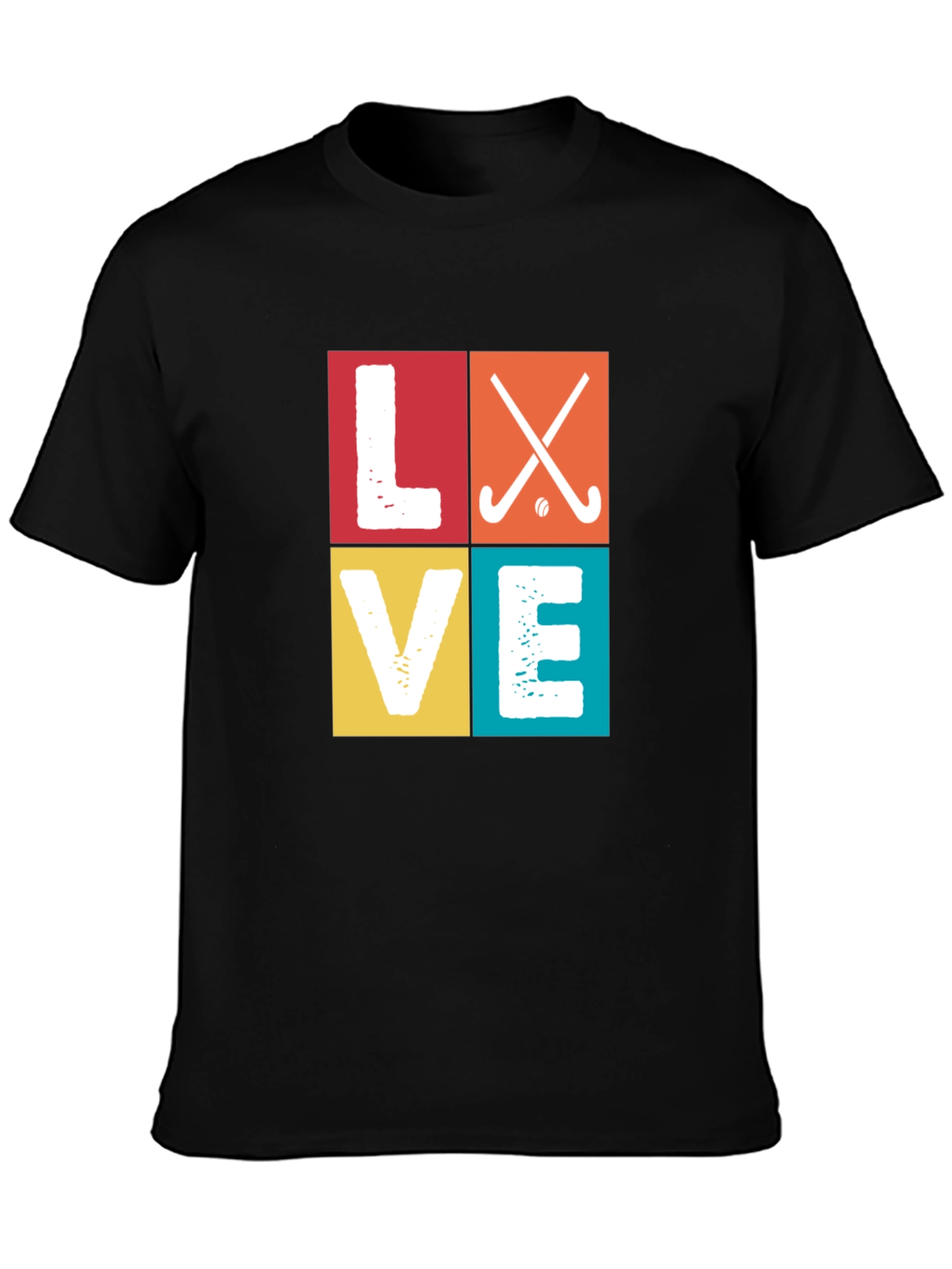 Love Hockey Graphic T-Shirt - Sporty Casual Tee