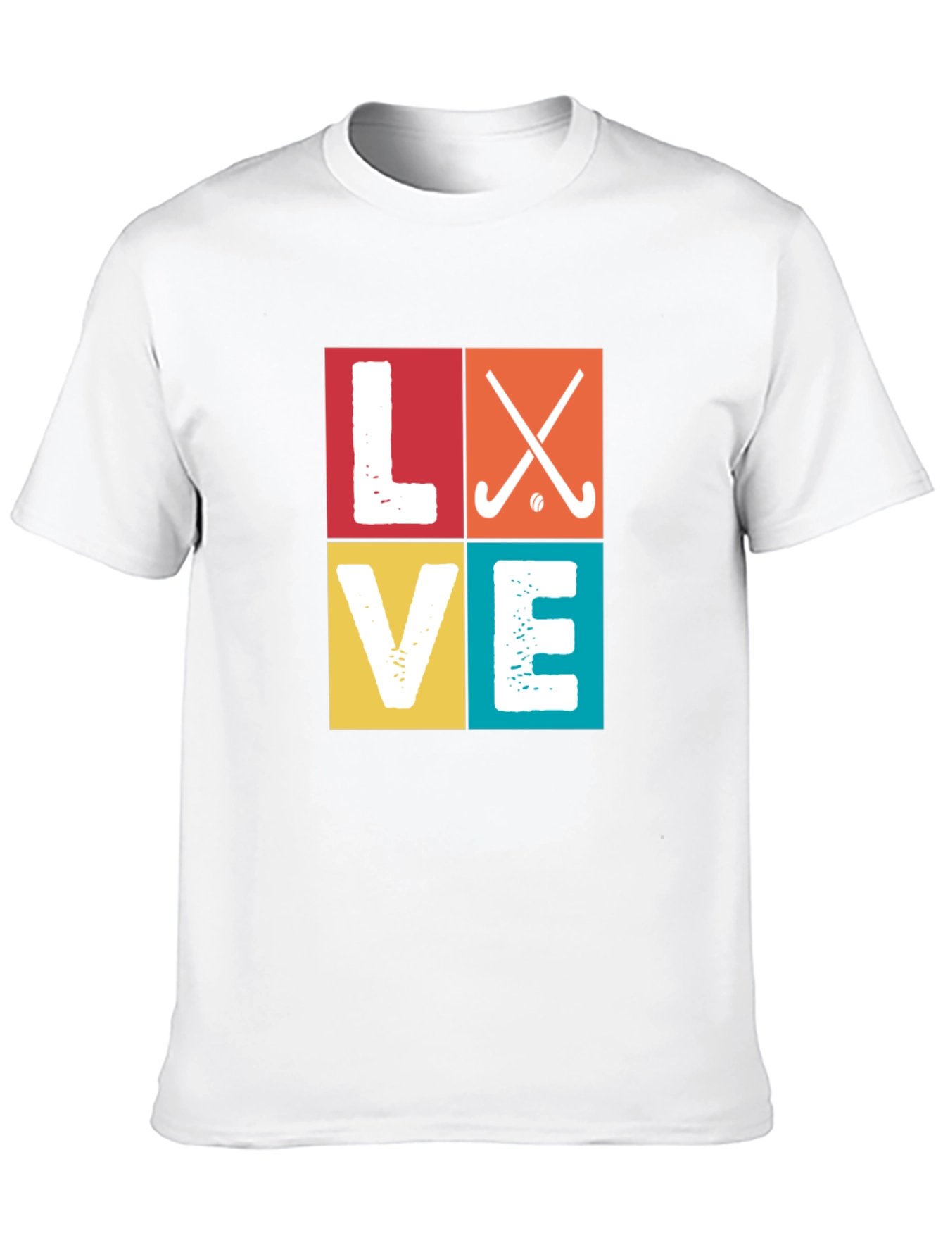 Love Hockey Graphic T-Shirt - Sporty Casual Tee