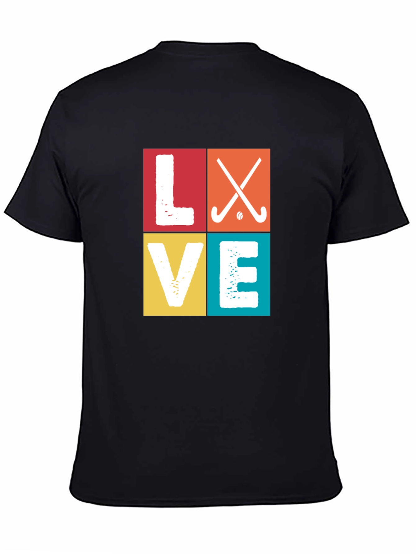 Love Hockey Graphic T-Shirt - Sporty Casual Tee