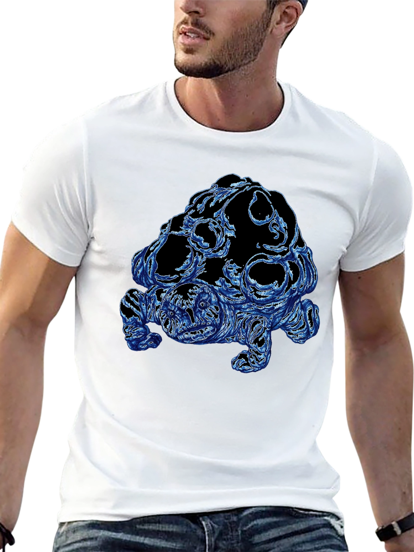 Abstract Turtle Graphic Tee - Unique Design