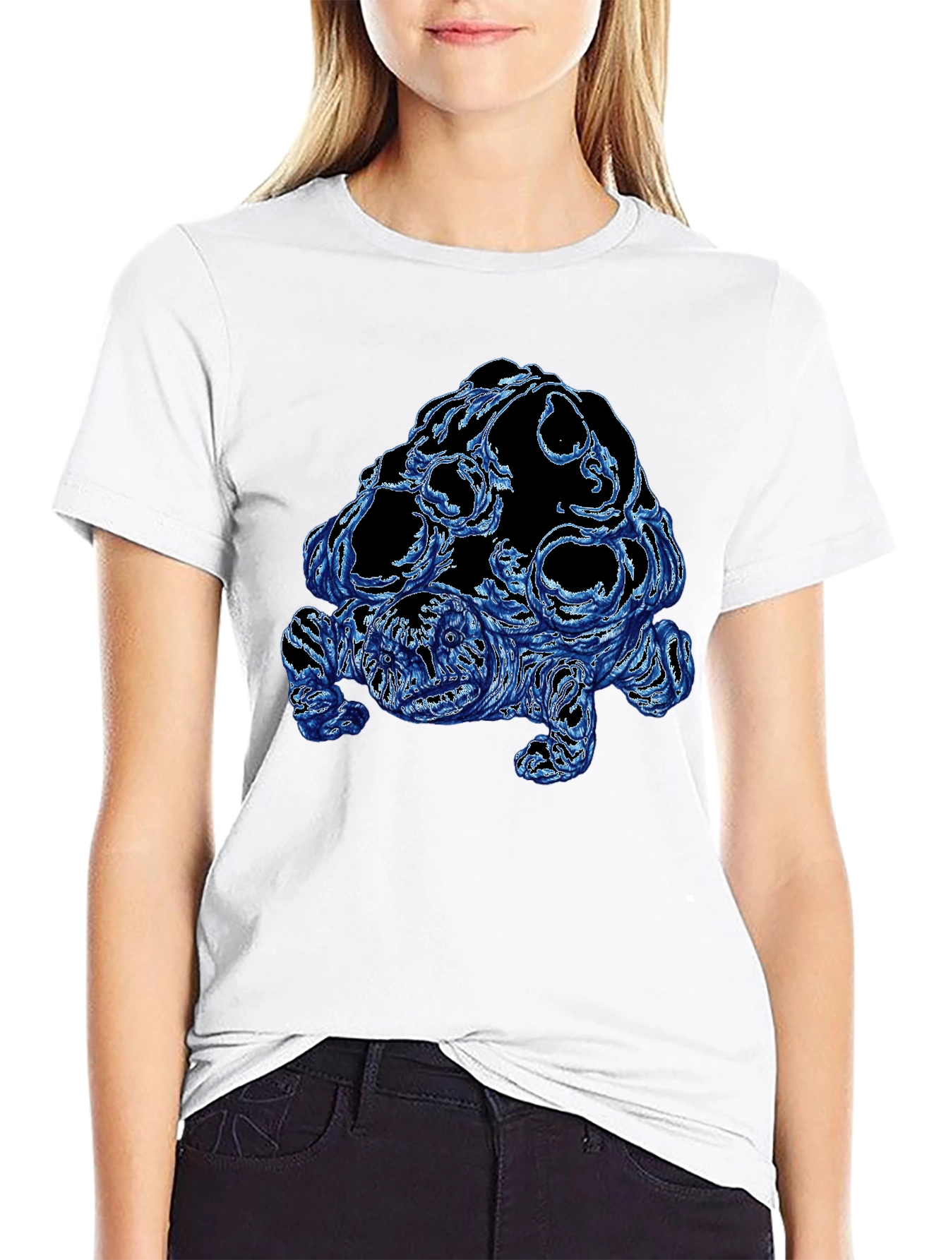 Abstract Turtle Graphic Tee - Unique Design