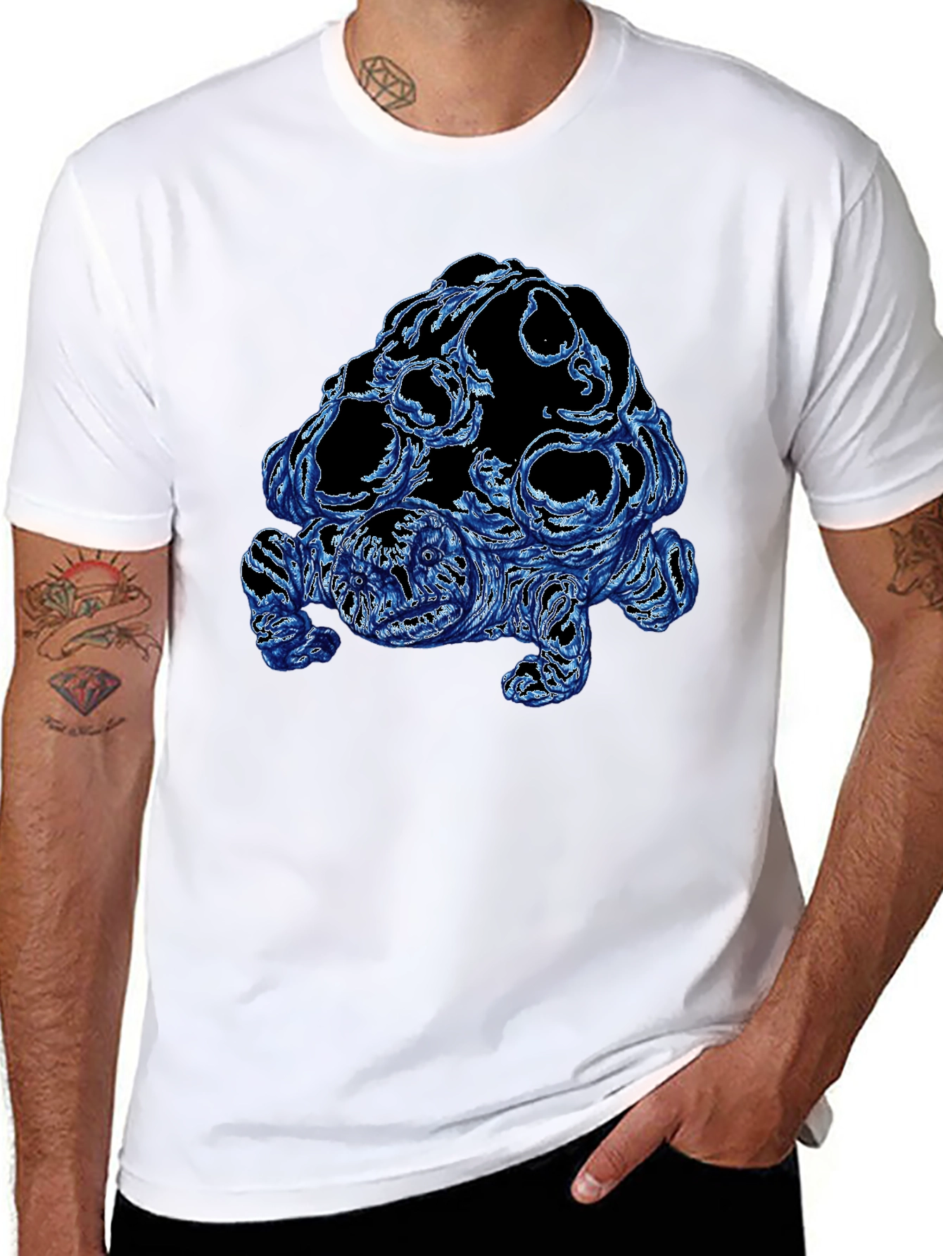 Abstract Turtle Graphic Tee - Unique Design