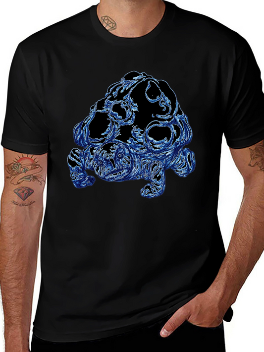 Abstract Turtle Graphic Tee - Unique Design
