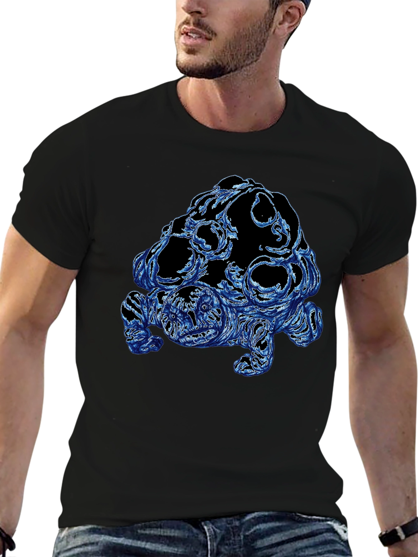 Abstract Turtle Graphic Tee - Unique Design