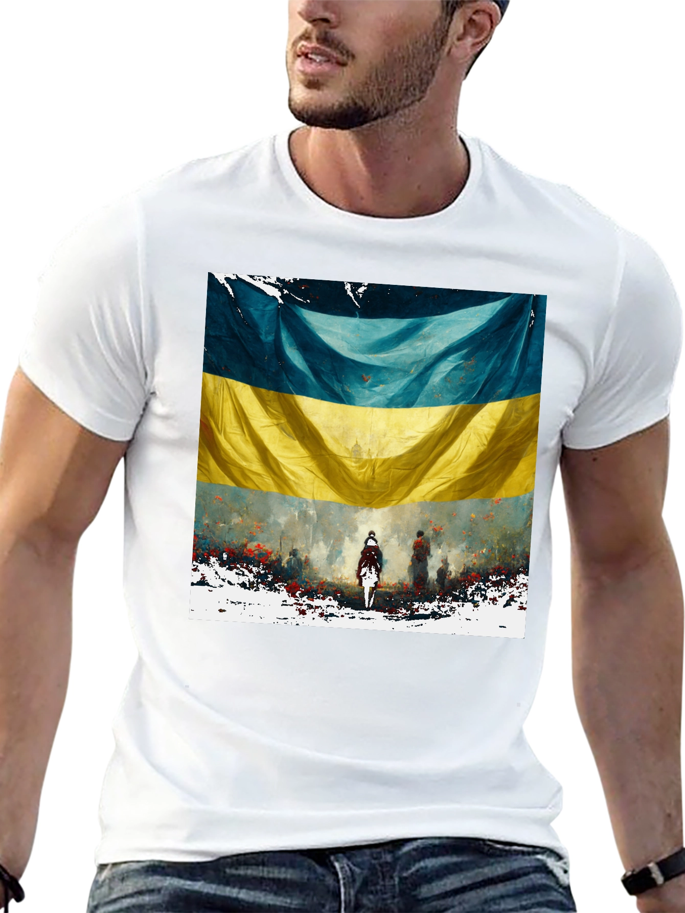 Ukraine Flag Graphic Tee