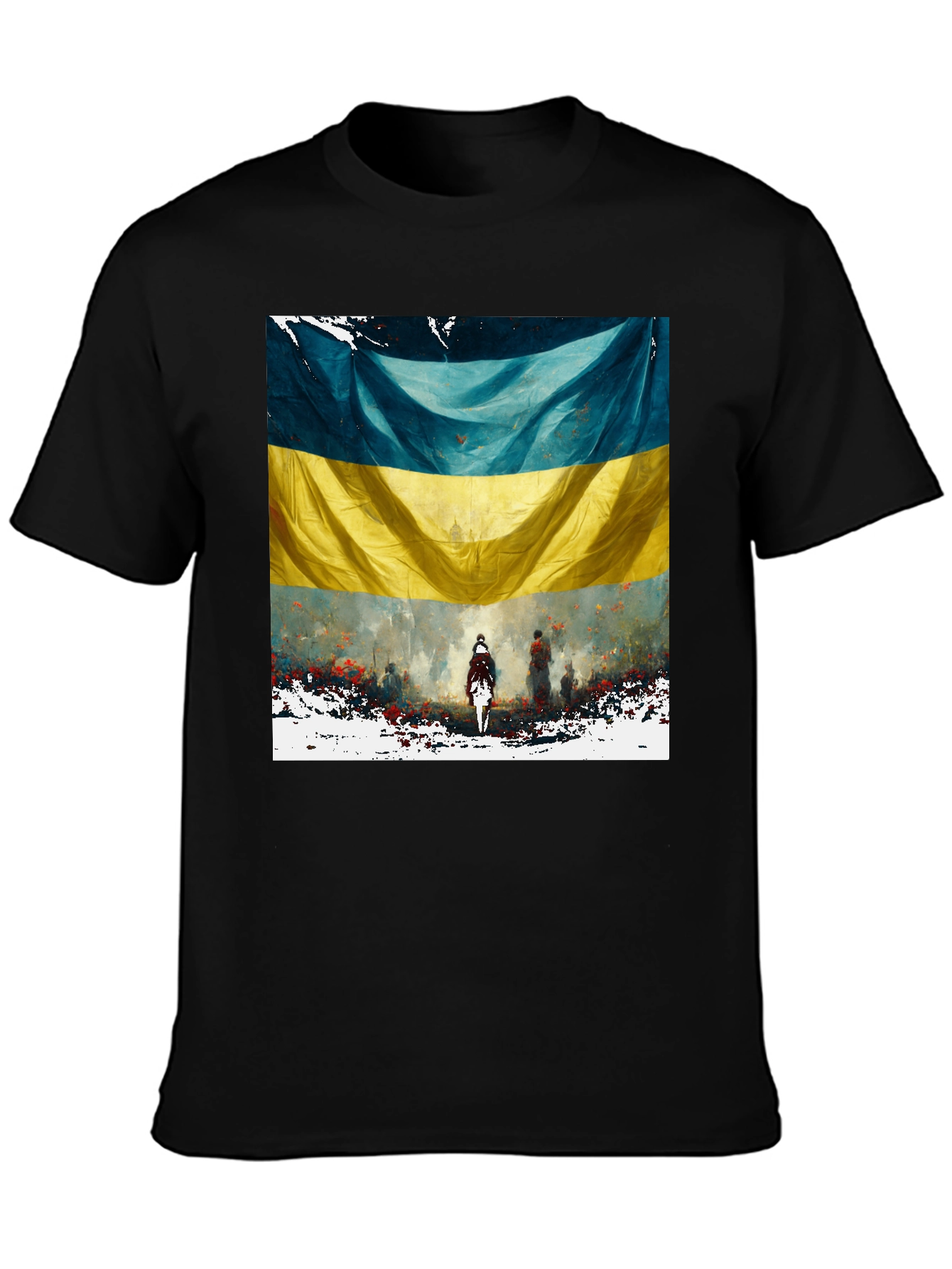 Ukraine Flag Graphic Tee