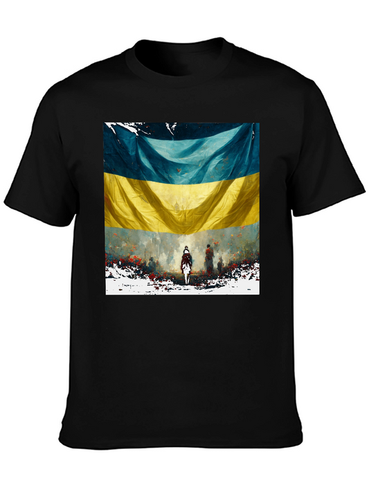 Ukraine Flag Graphic Tee