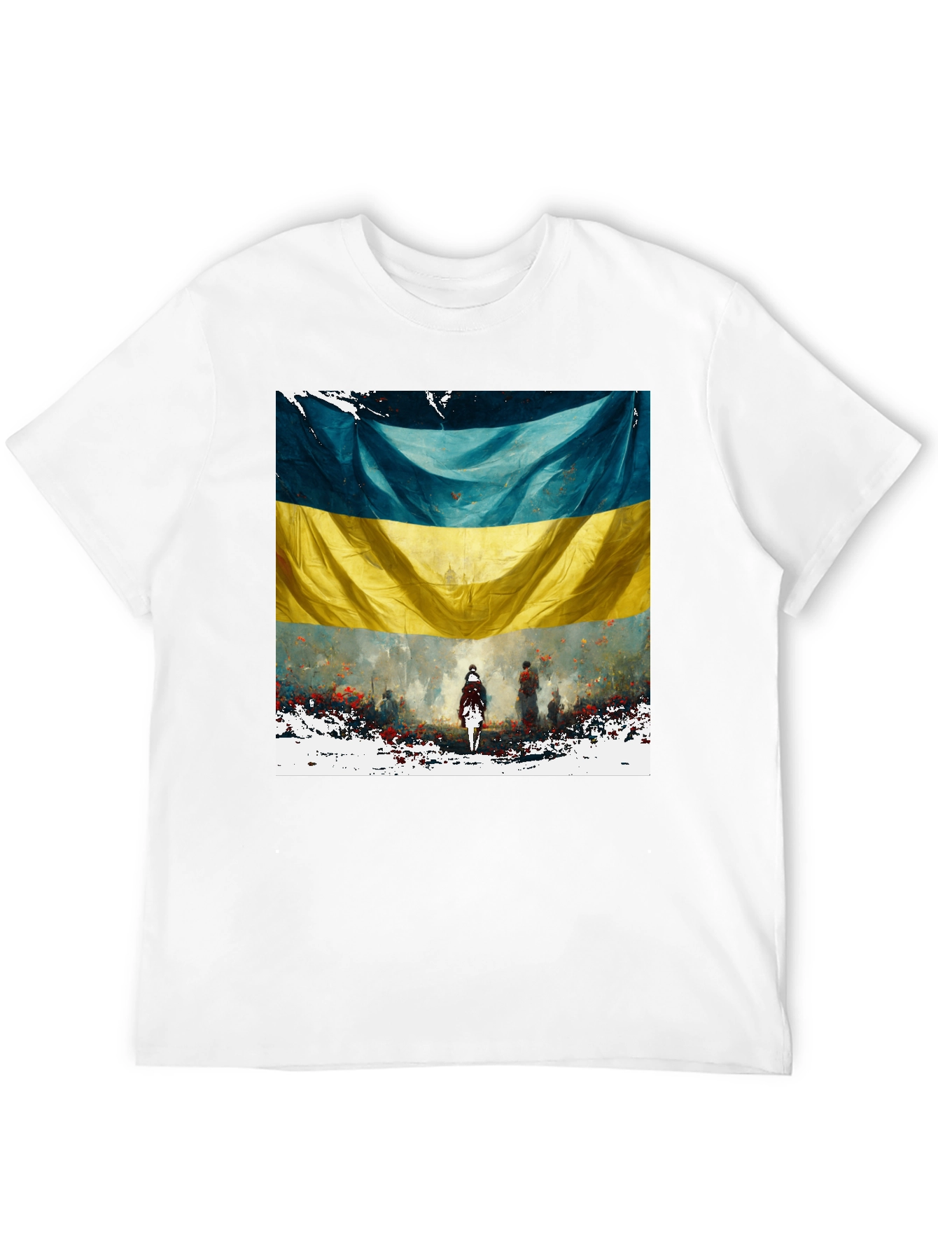 Ukraine Flag Graphic Tee