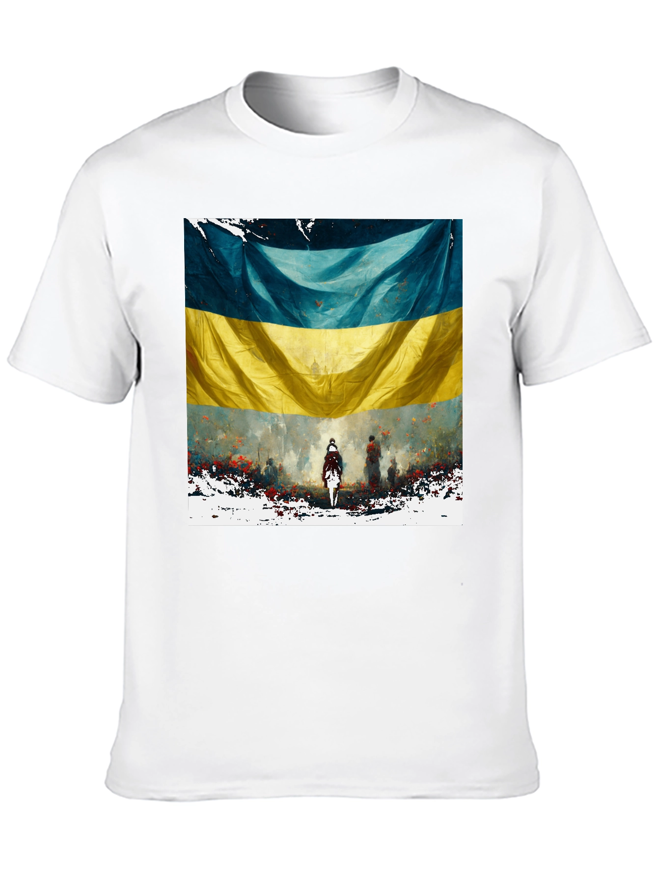 Ukraine Flag Graphic Tee