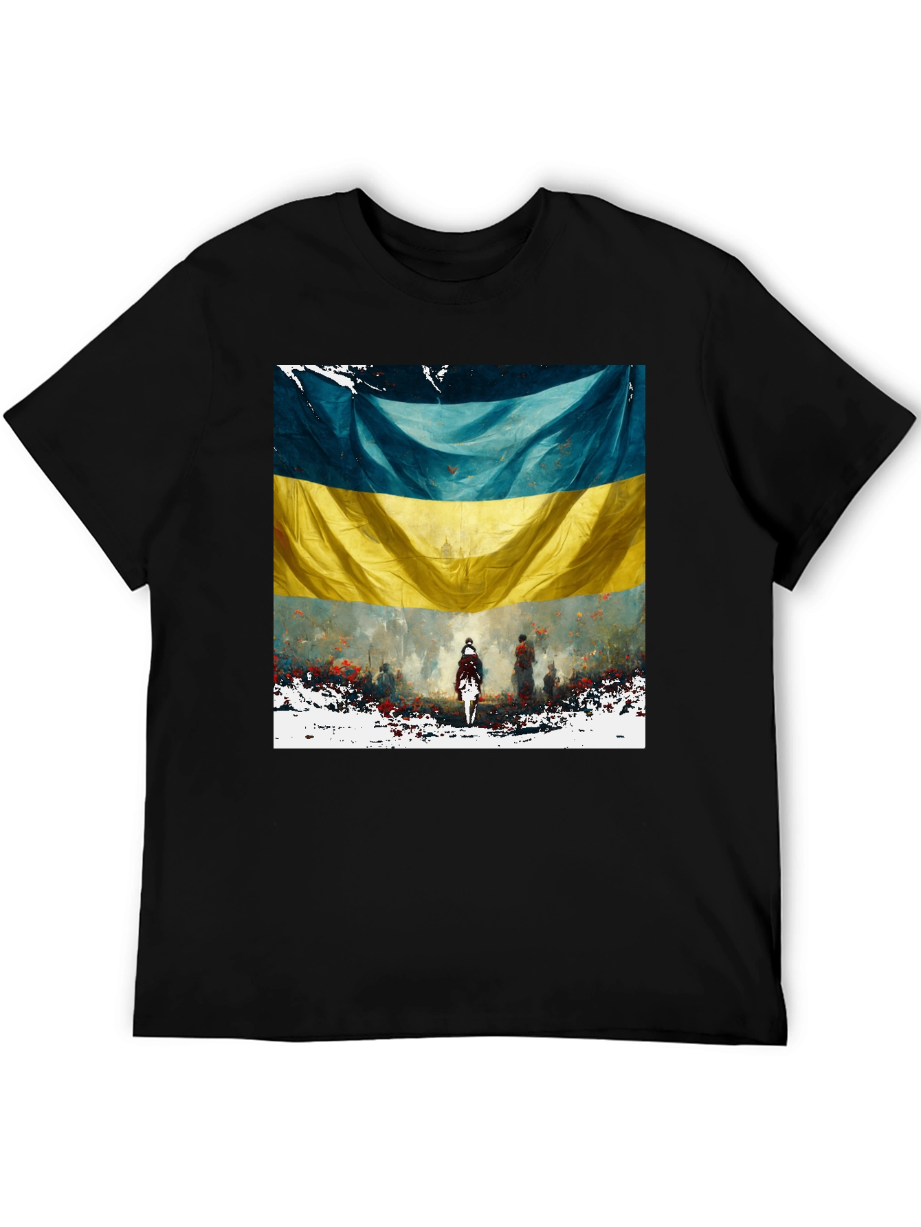 Ukraine Flag Graphic Tee