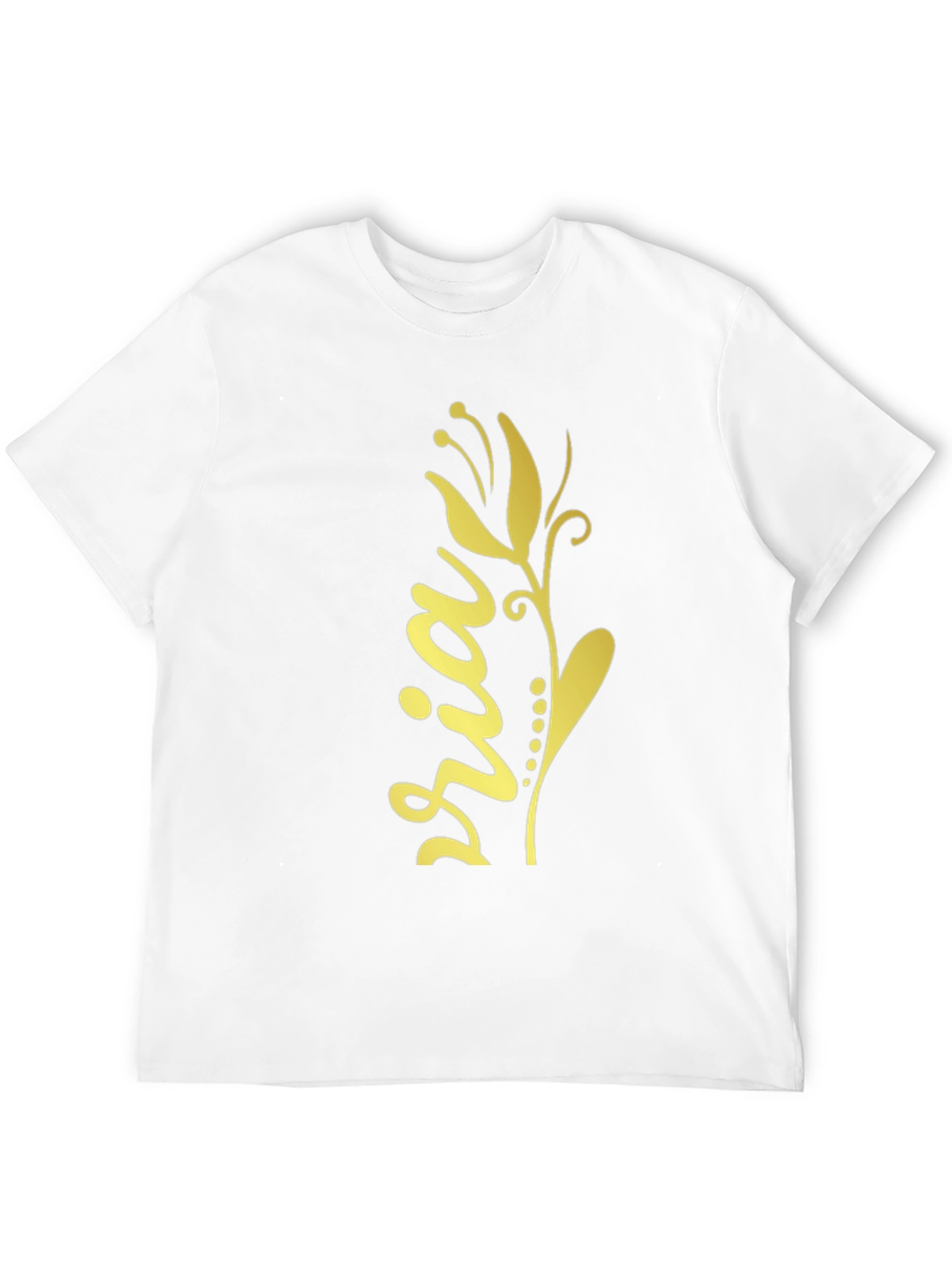 Floral Sria Graphic Tee - Stylish Cotton Blend