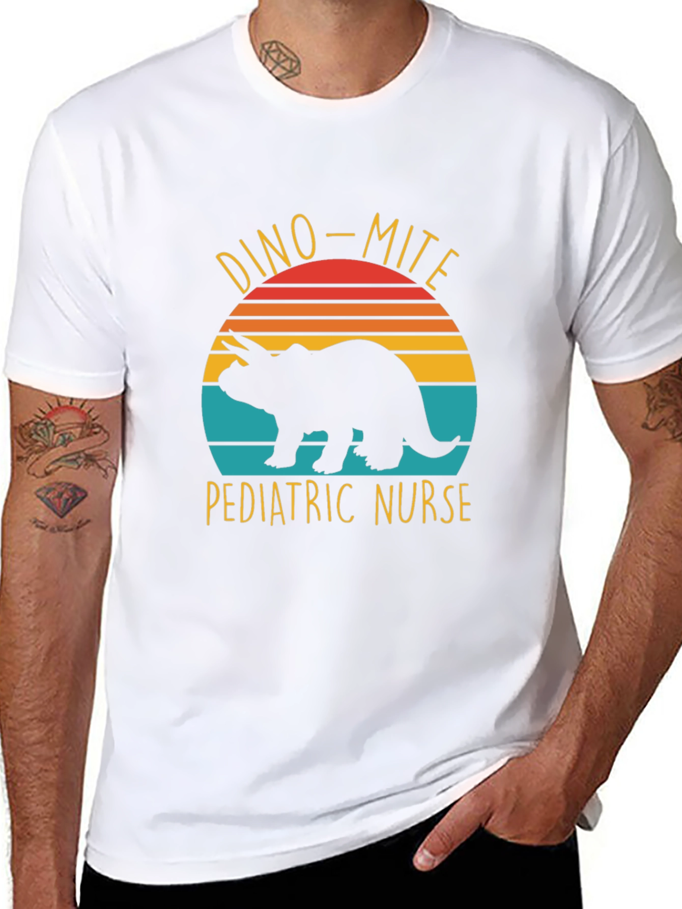 Dino-Mite Pediatric Nurse T-Shirt