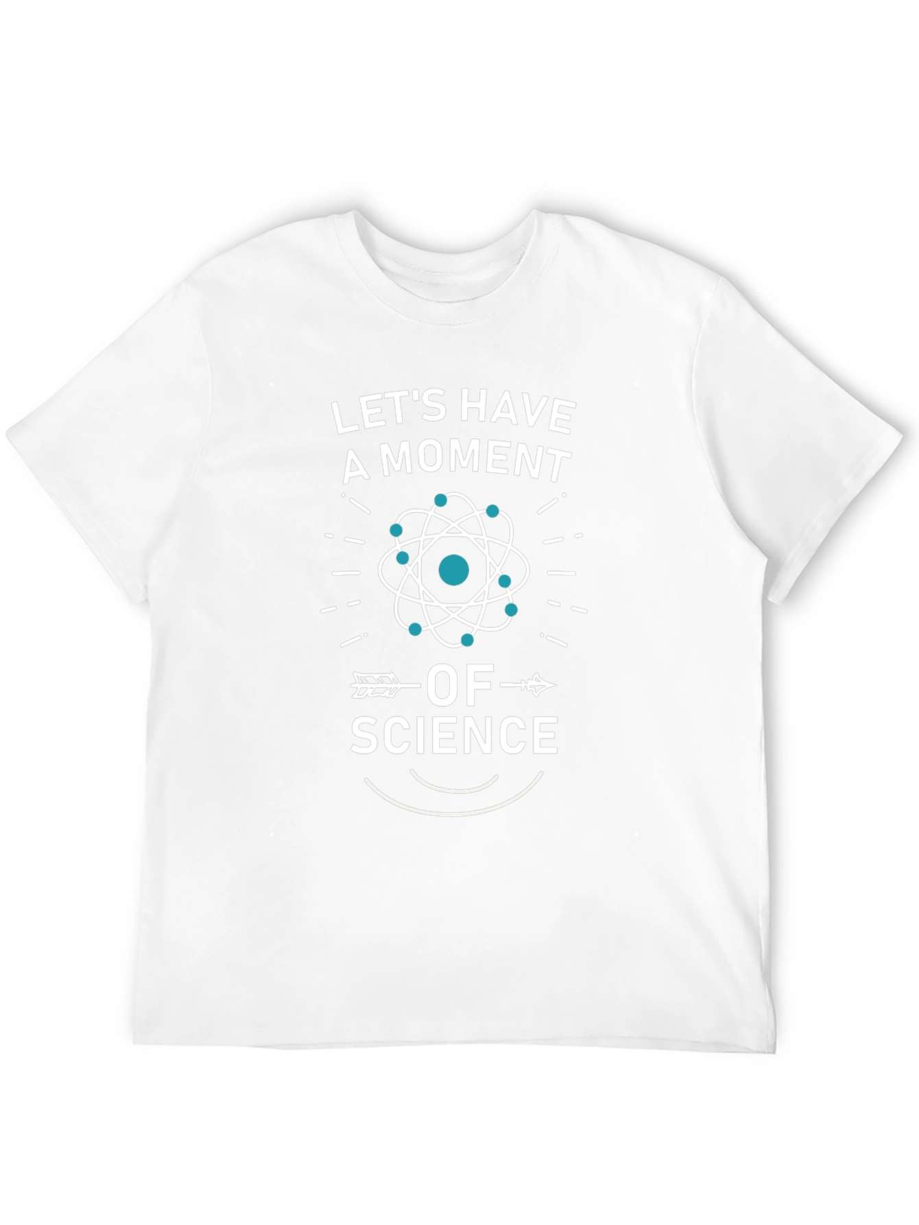 Lets Have a Moment of Science Black Graphic Tee