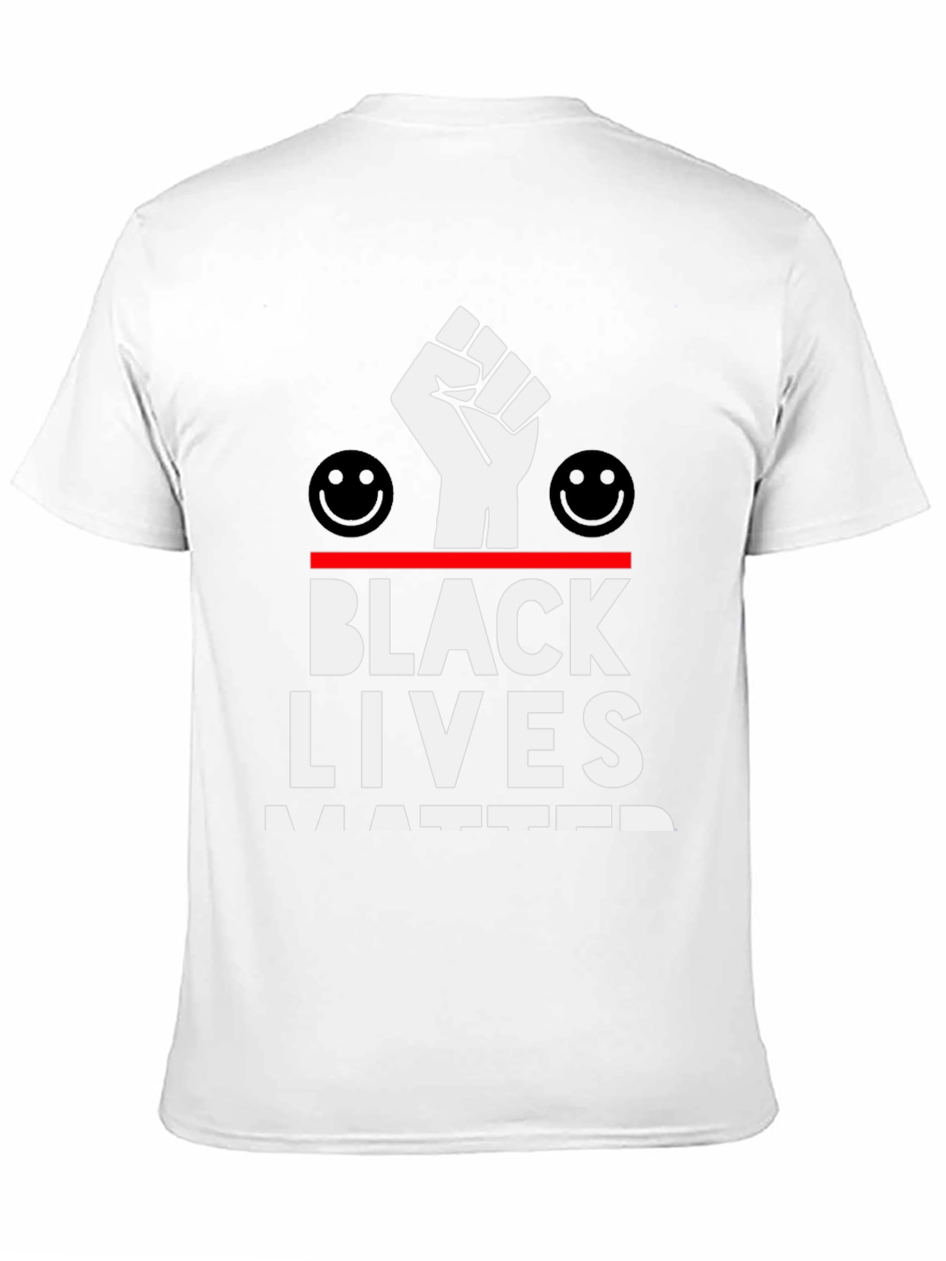 Black Lives Matter Graphic T-Shirt Black Mens Fashion