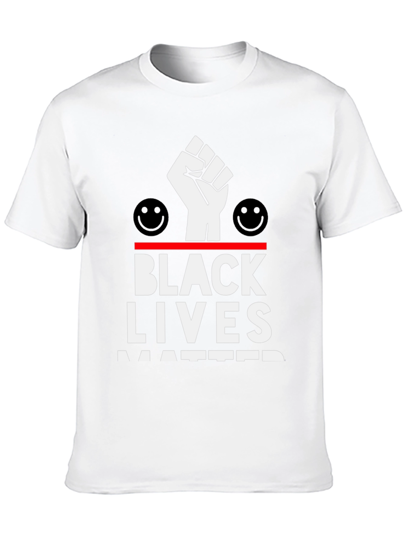 Black Lives Matter Graphic T-Shirt Black Mens Fashion