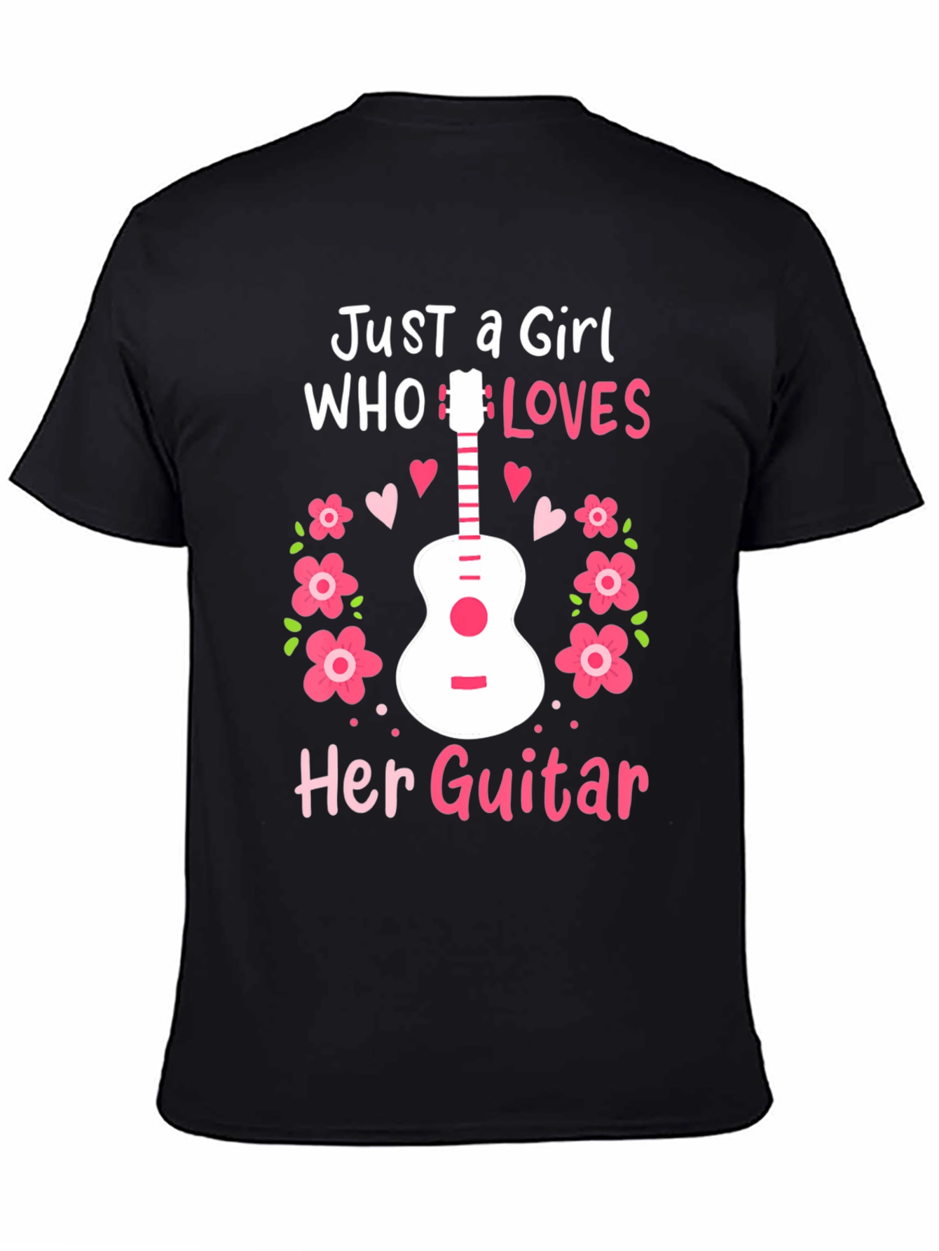 Just A Girl Who Loves Her Guitar T-Shirt