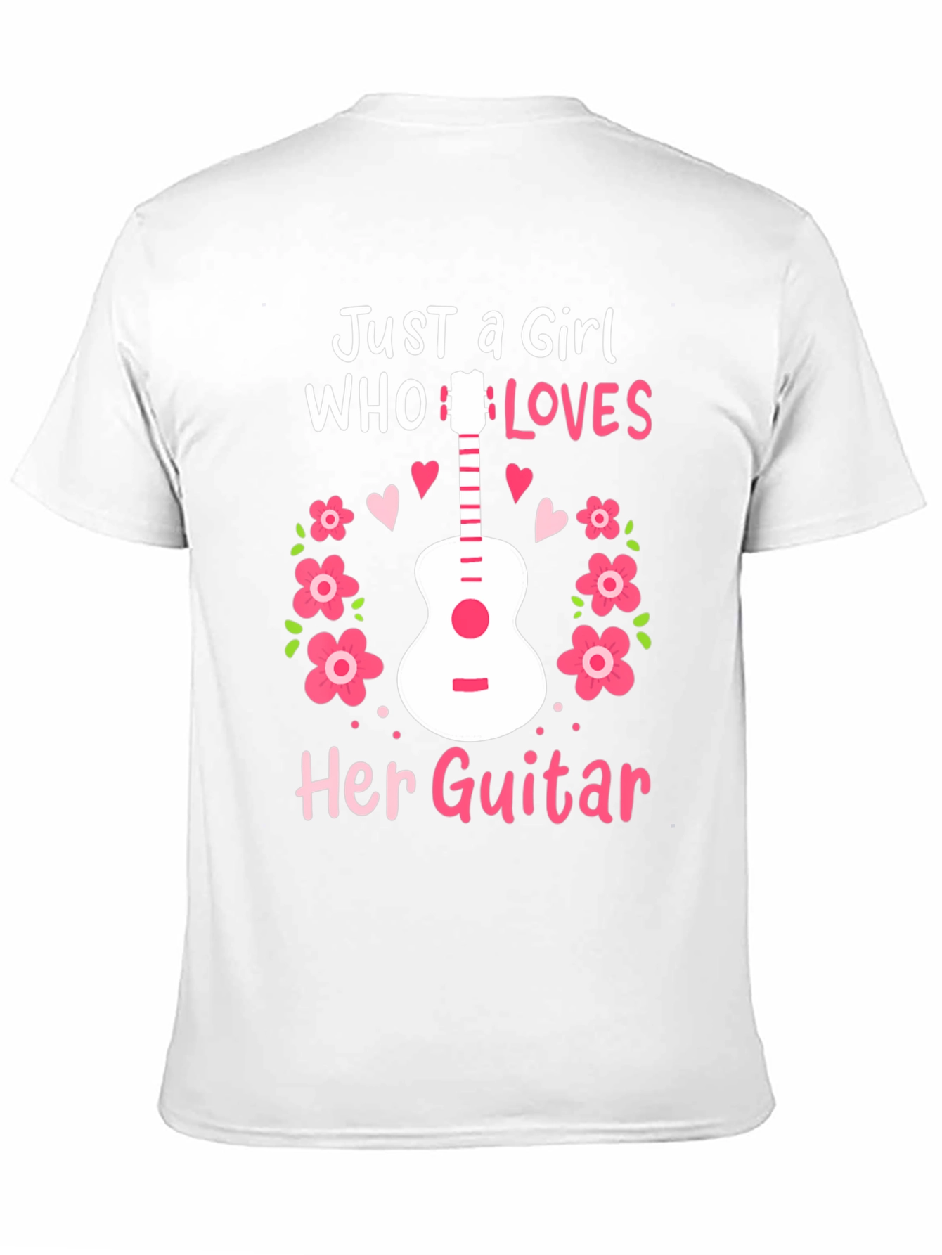 Just A Girl Who Loves Her Guitar T-Shirt