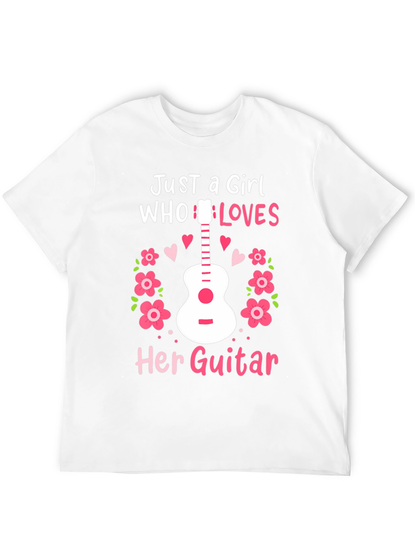 Just A Girl Who Loves Her Guitar T-Shirt