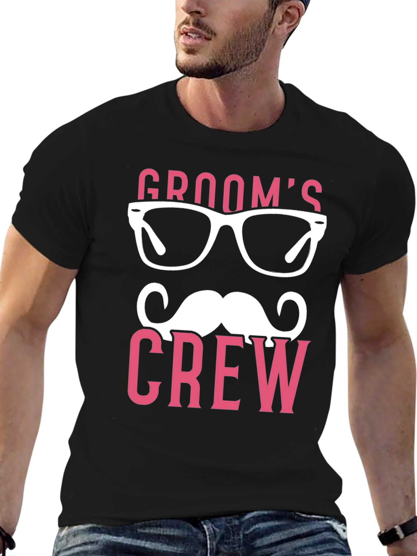 Grooms Crew T-Shirt - Wedding Party Apparel