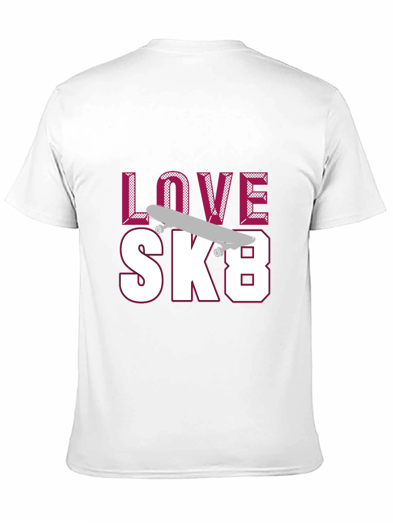 Love SK8 T-Shirt - Skateboarding Apparel
