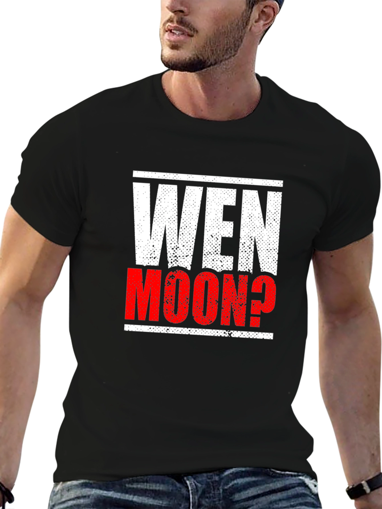 Wen Moon Crypto T-Shirt - Black Casual Tee
