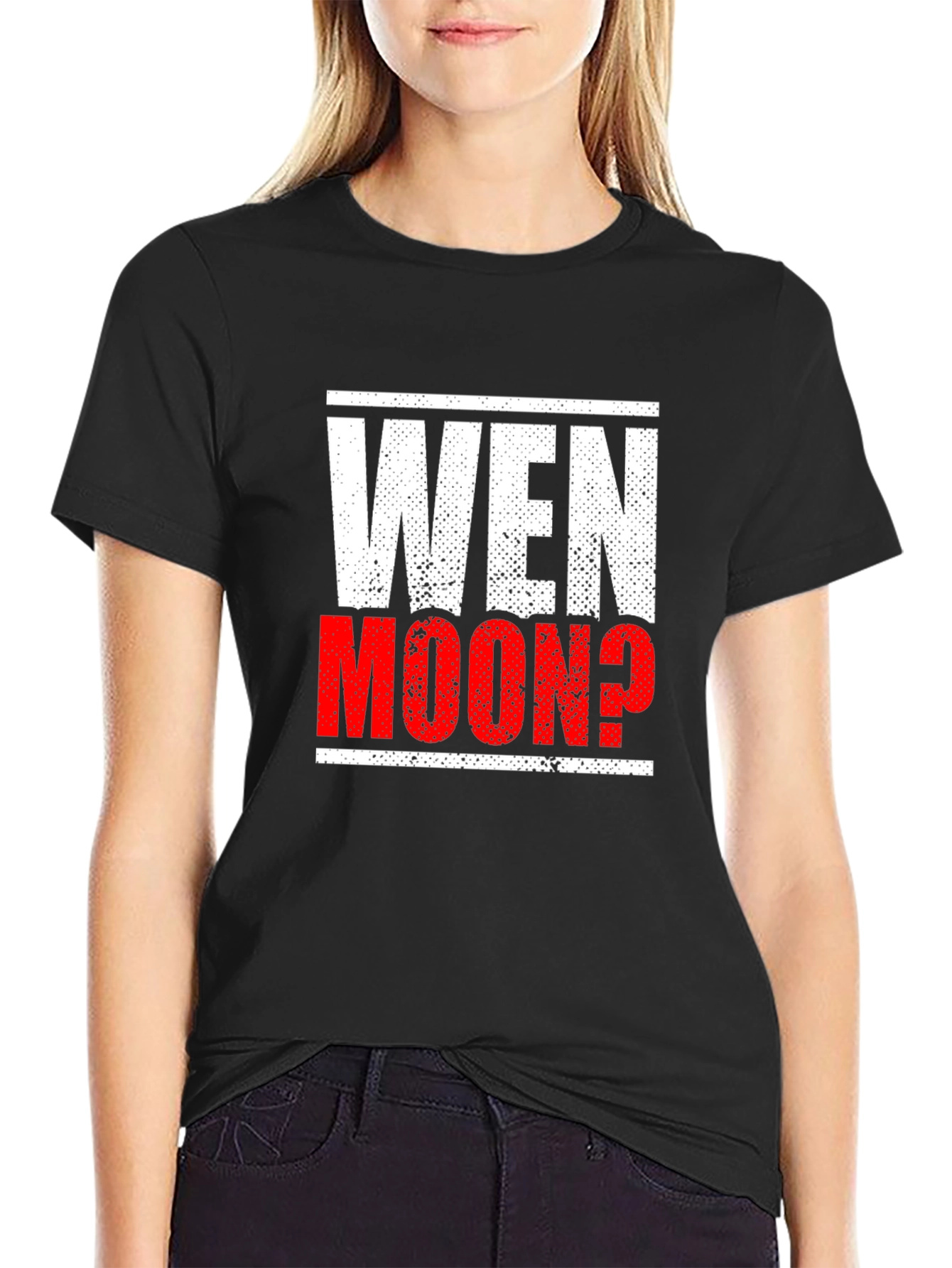 Wen Moon Crypto T-Shirt - Black Casual Tee