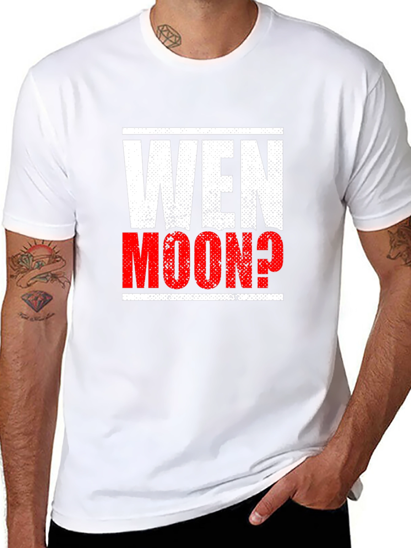 Wen Moon Crypto T-Shirt - Black Casual Tee