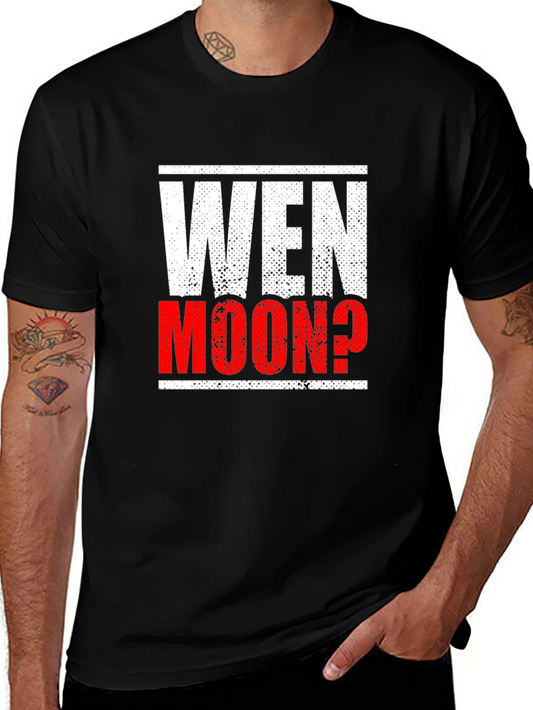 Wen Moon Crypto T-Shirt - Black Casual Tee