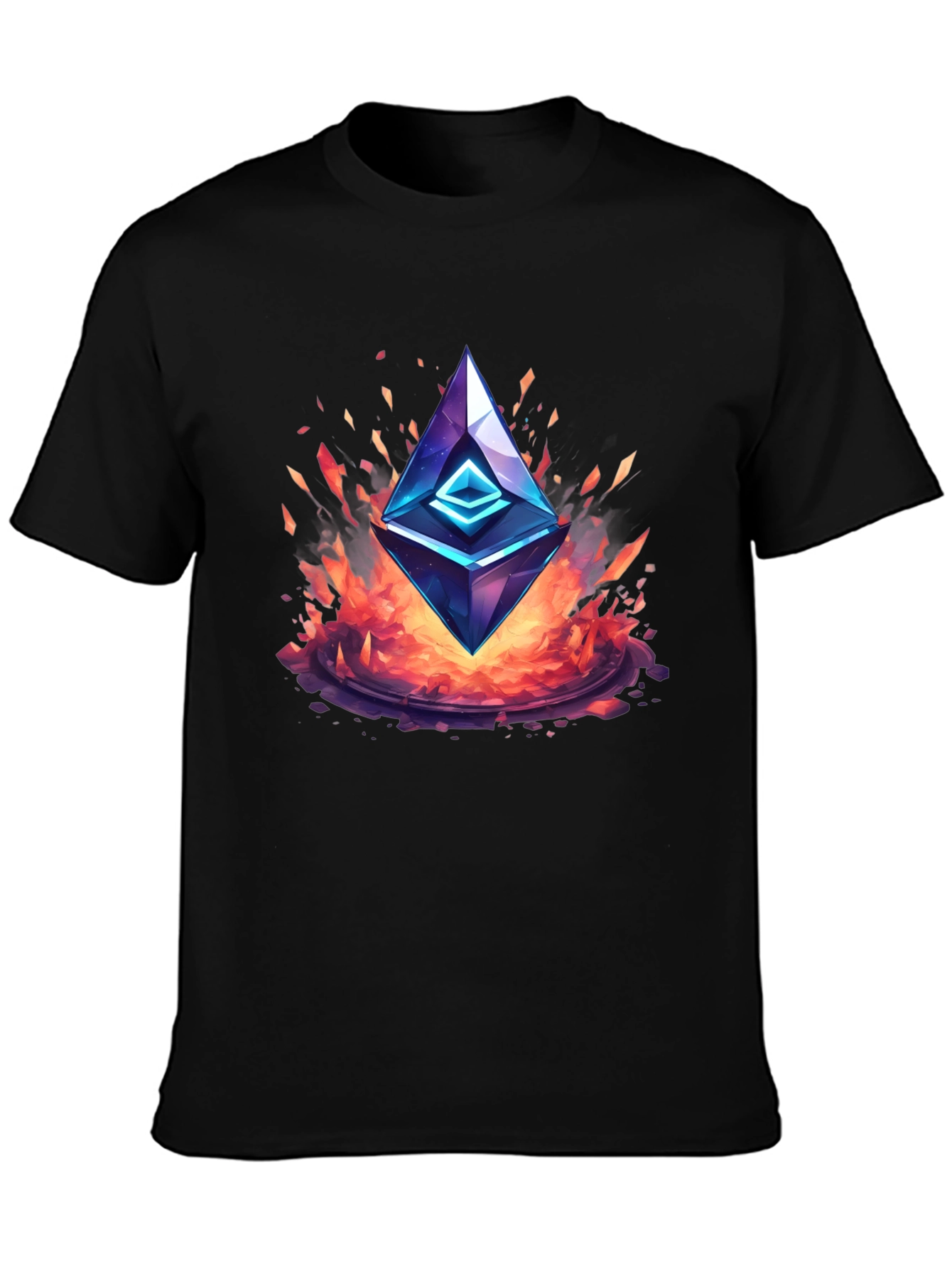 Ethereum Flame T-Shirt - Crypto Fashion