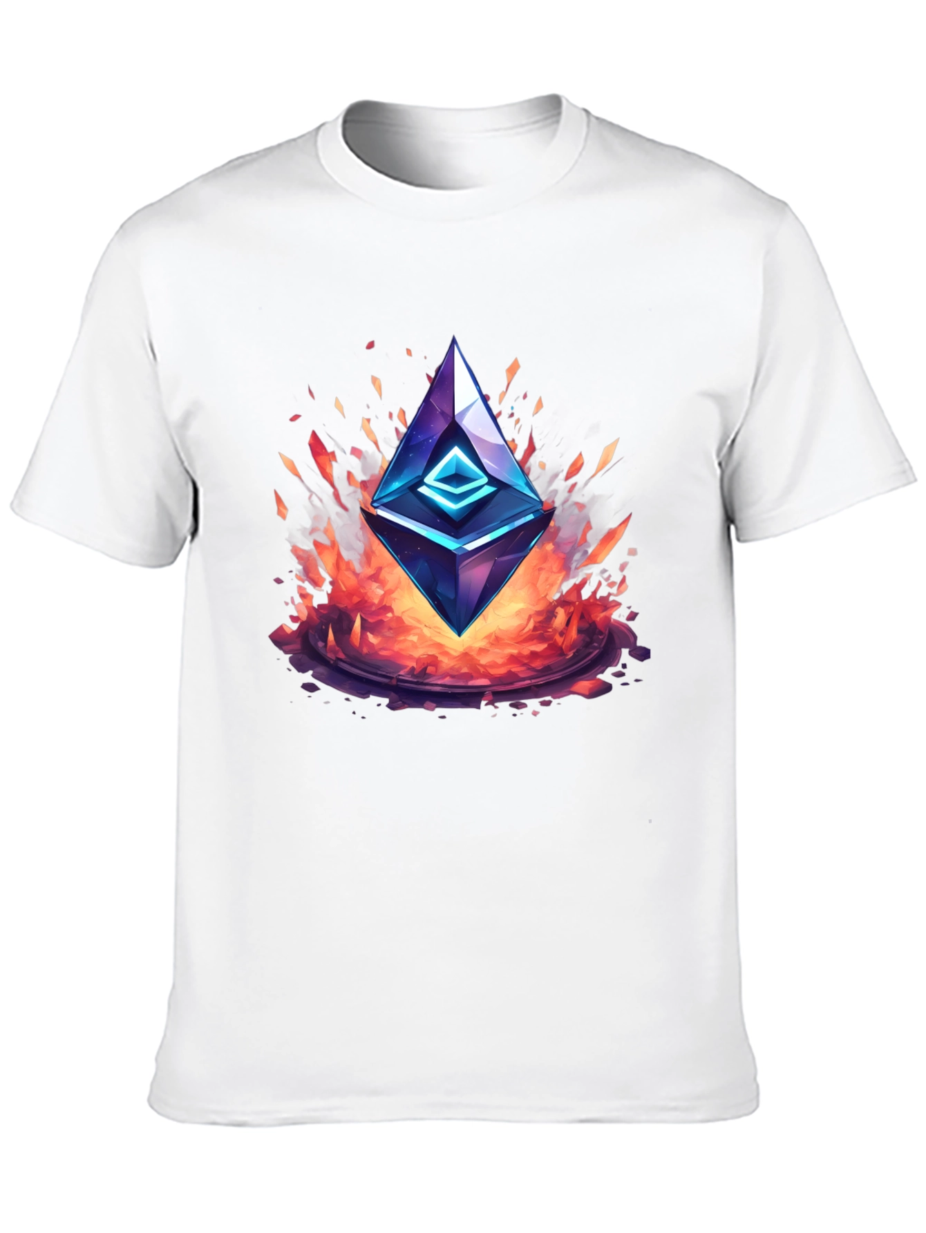 Ethereum Flame T-Shirt - Crypto Fashion