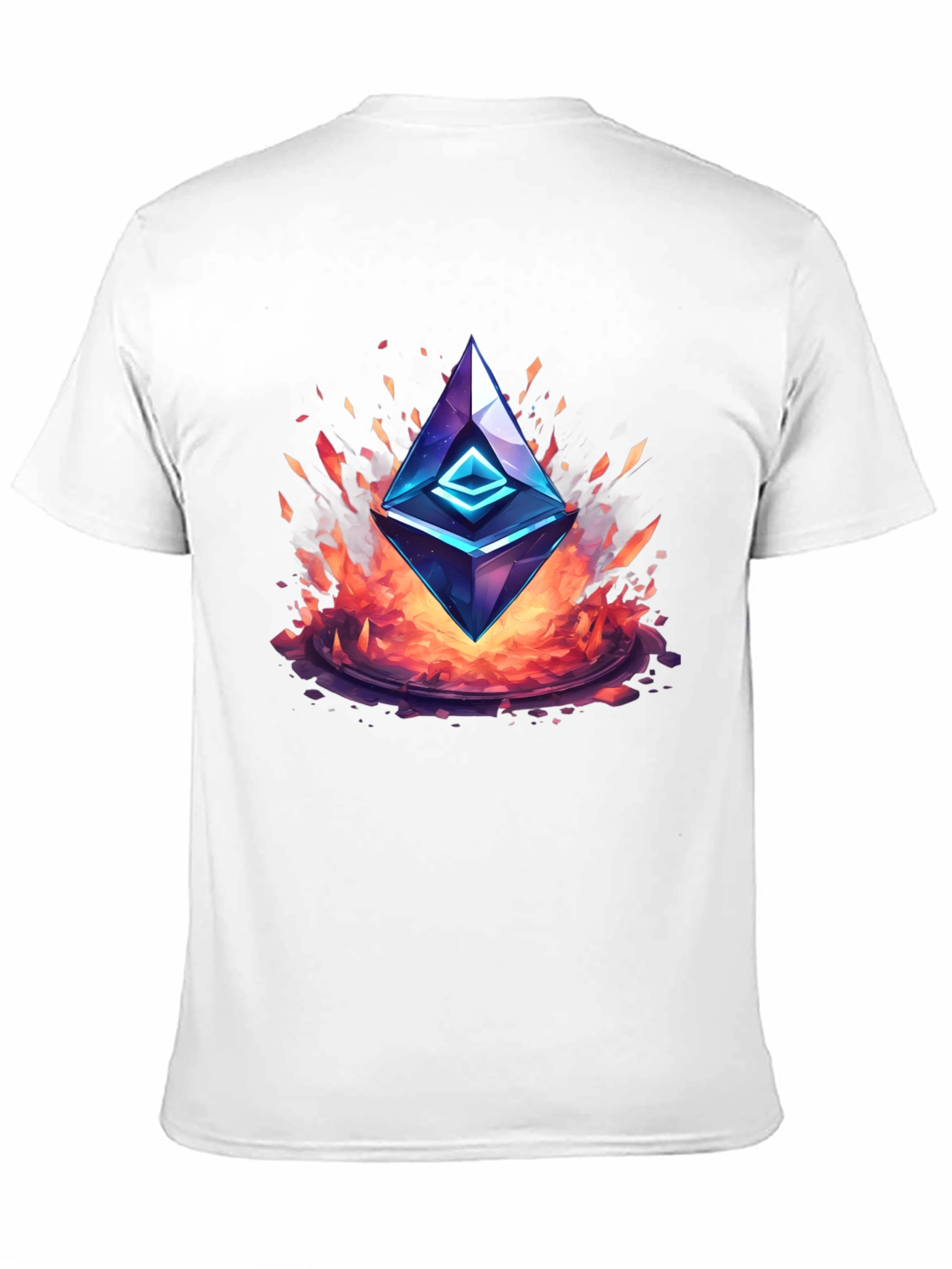 Ethereum Flame T-Shirt - Crypto Fashion