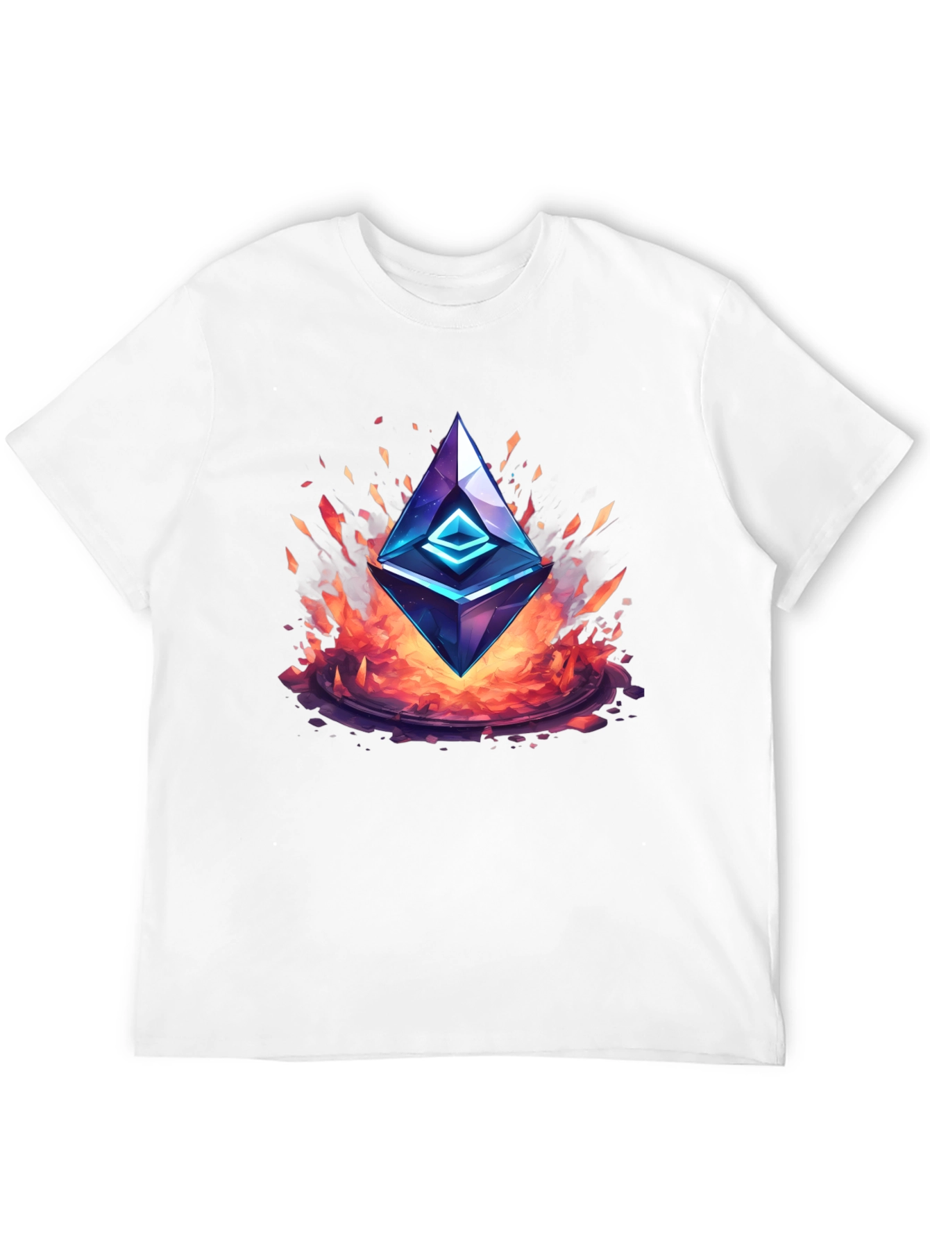 Ethereum Flame T-Shirt - Crypto Fashion