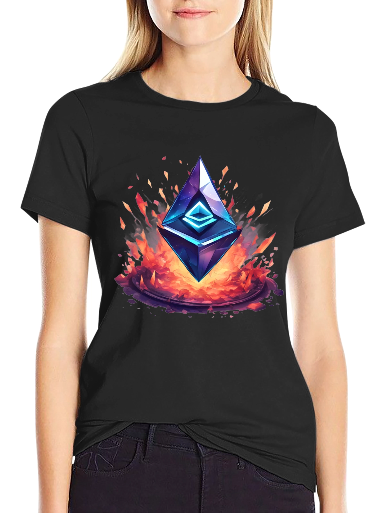 Ethereum Flame T-Shirt - Crypto Fashion