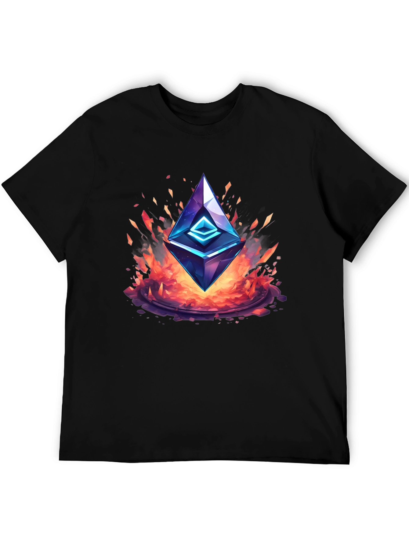 Ethereum Flame T-Shirt - Crypto Fashion