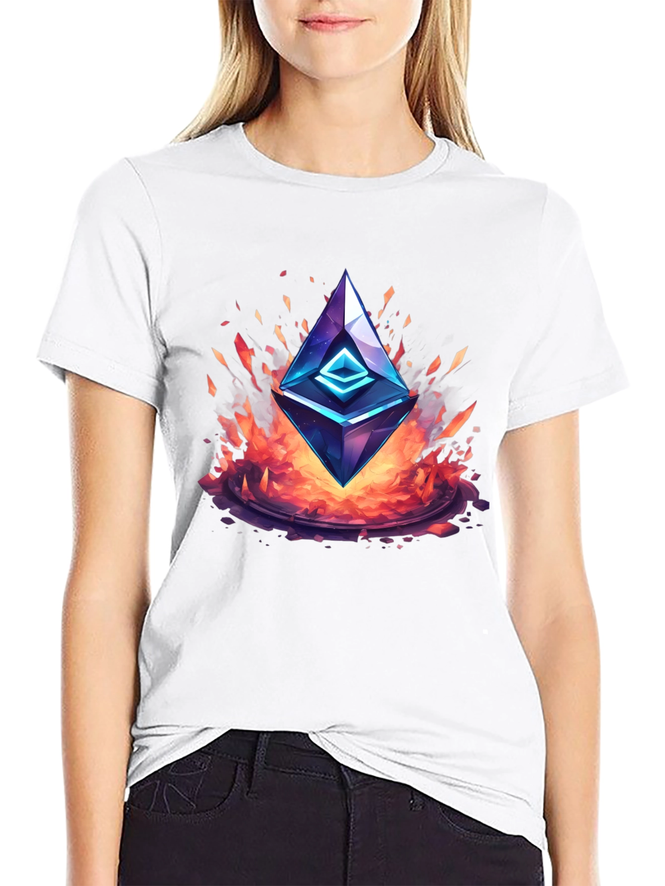 Ethereum Flame T-Shirt - Crypto Fashion