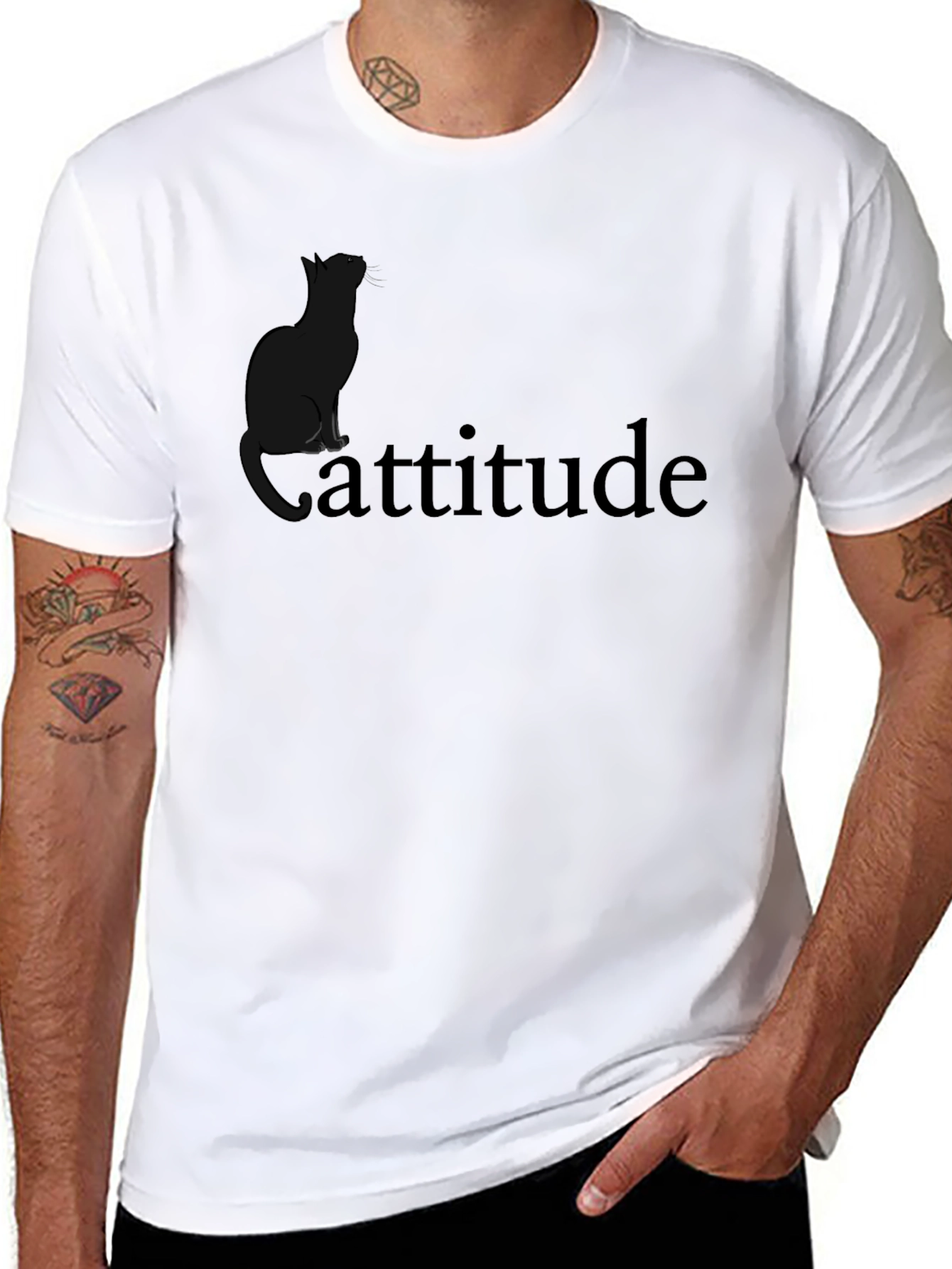Cattitude T-Shirt - Cat Lover Tee