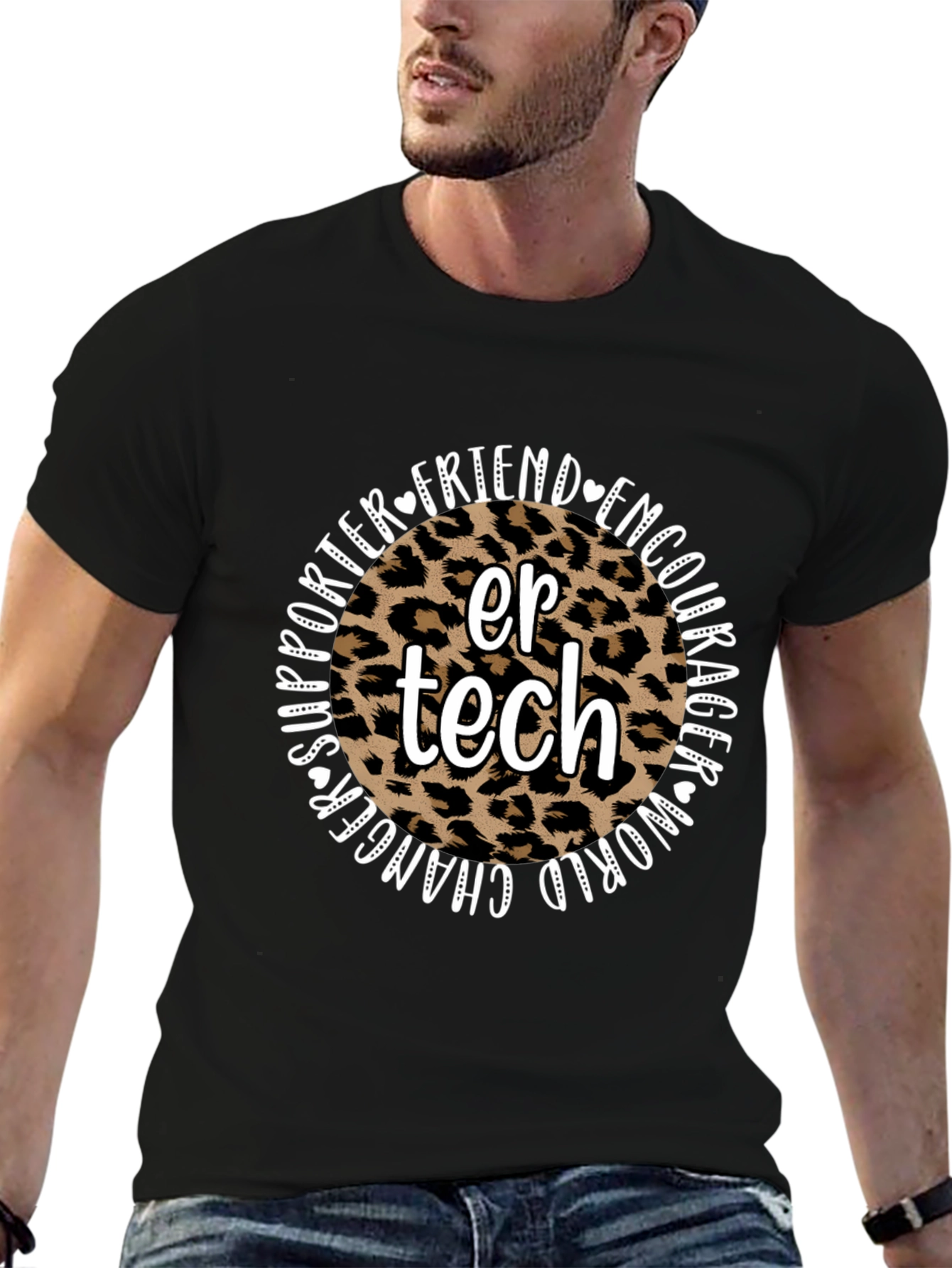 ER Tech Leopard Print T-Shirt