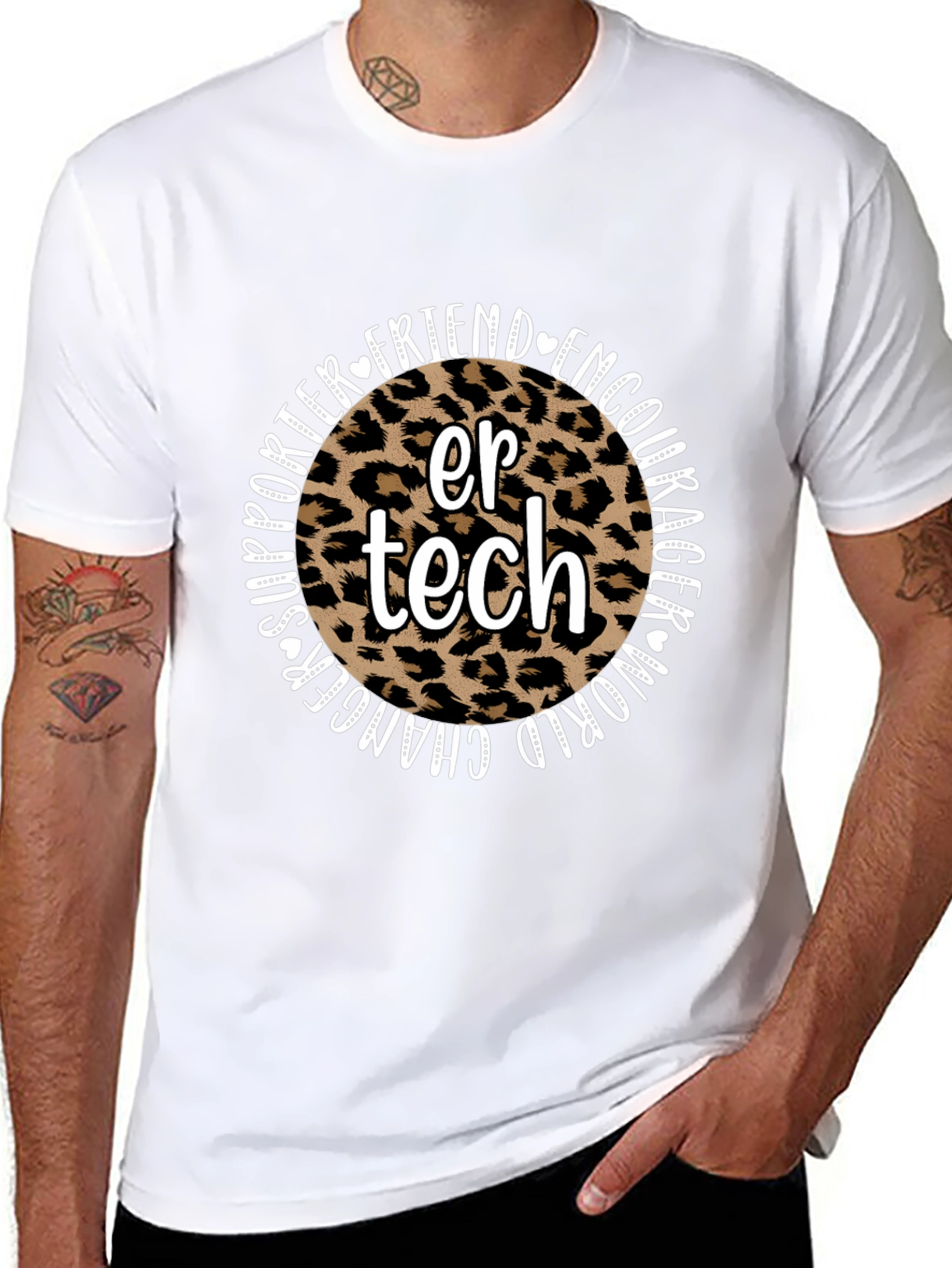 ER Tech Leopard Print T-Shirt
